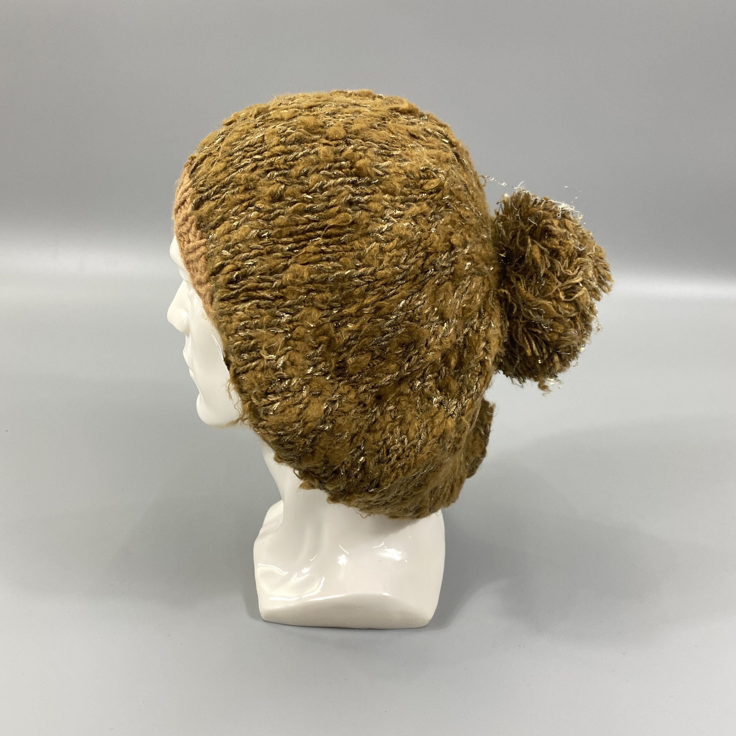 Japanese Brand Knitted Beanie Hats With Pom Pom -BN1054 Size ONE SIZE - 1 Thumbnail