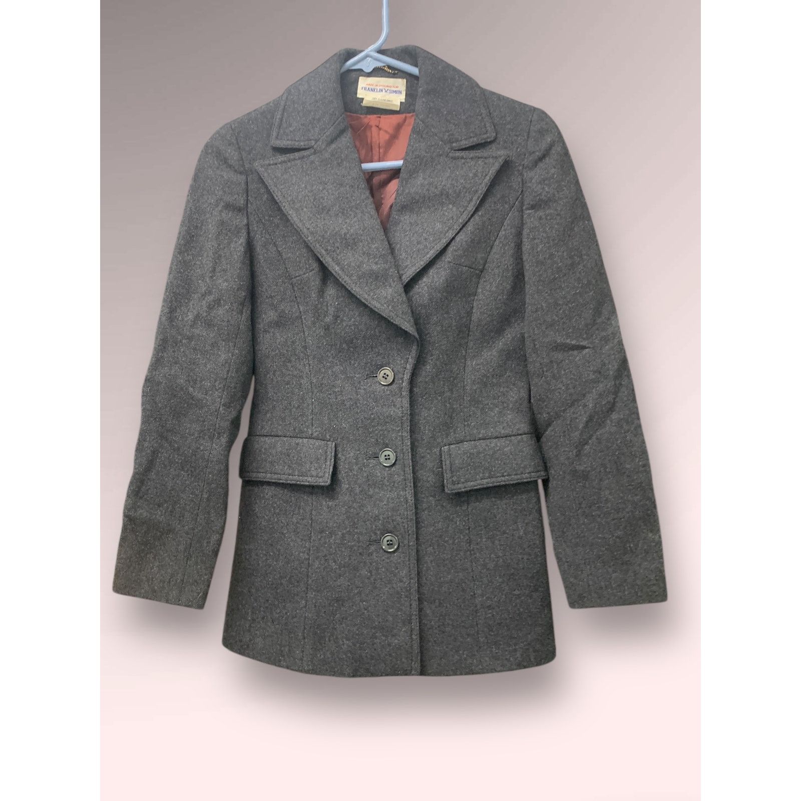 Vintage Vintage Mid Century 1960s Franklin Simon Wool Blazer Jacket Size M / US 6-8 / IT 42-44 - 4 Thumbnail