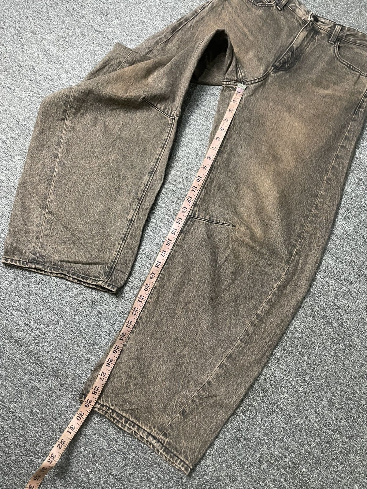 GU × Japanese Brand × Vintage Vintage GU Japanese Brand Barrel Leg Jeans (133) Size US 29 - 9 Thumbnail