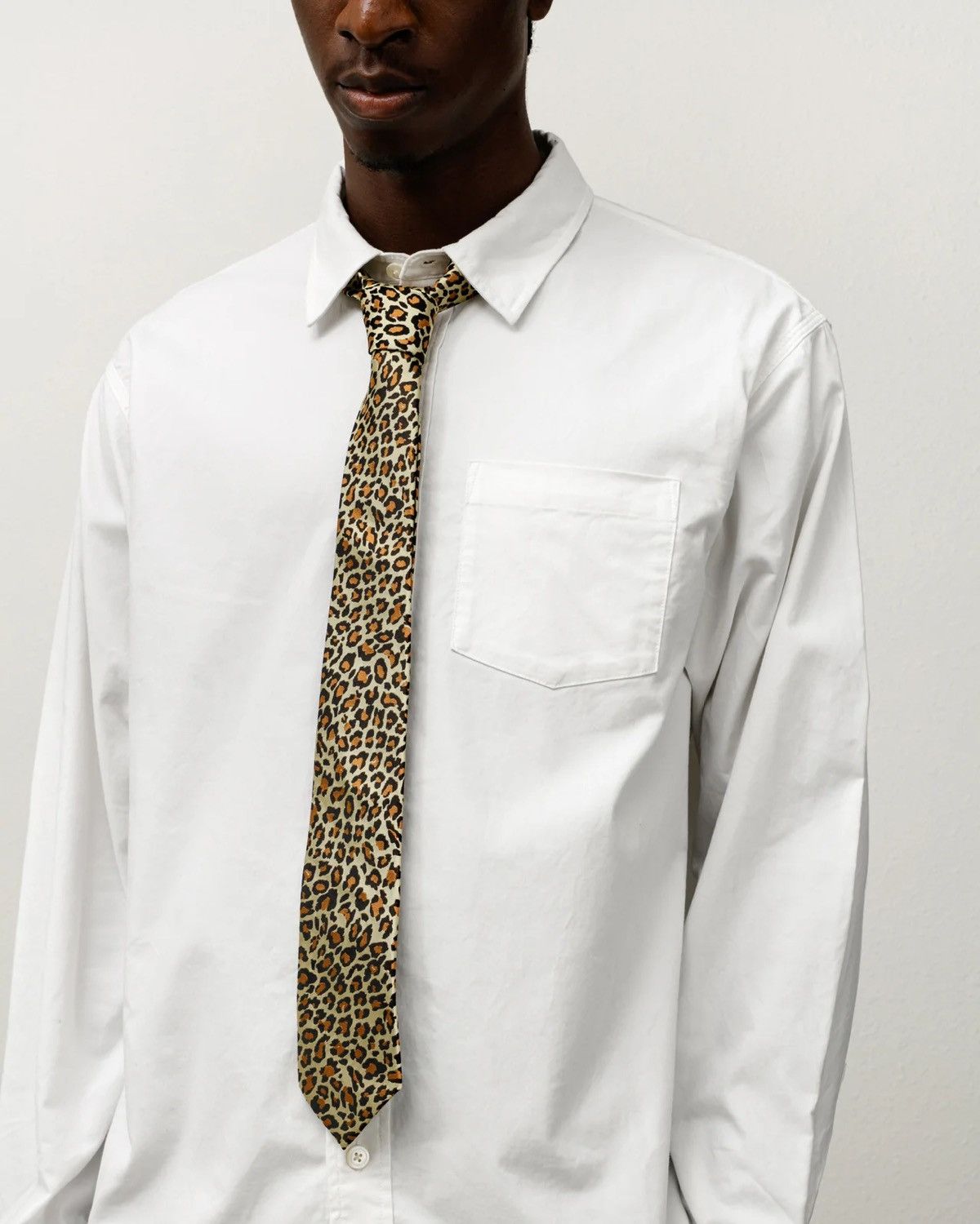 Other (NEW) Stussy JACQUARD LEOPARD TIE Size ONE SIZE - 1 Thumbnail