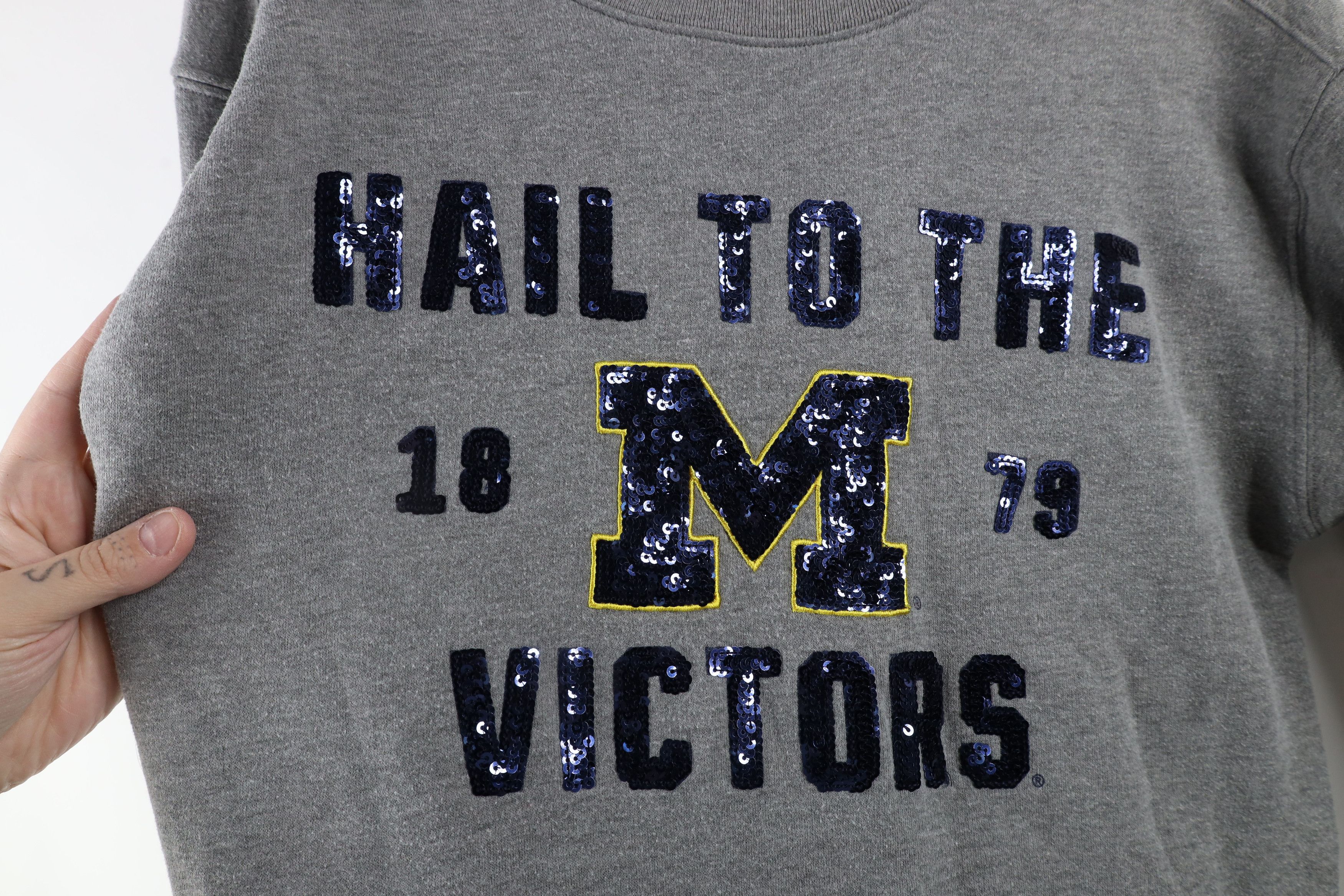Pink × Vintage Pink Victorias Secret University of Michigan Sweatshirt Size S / US 4 / IT 40 - 5 Thumbnail