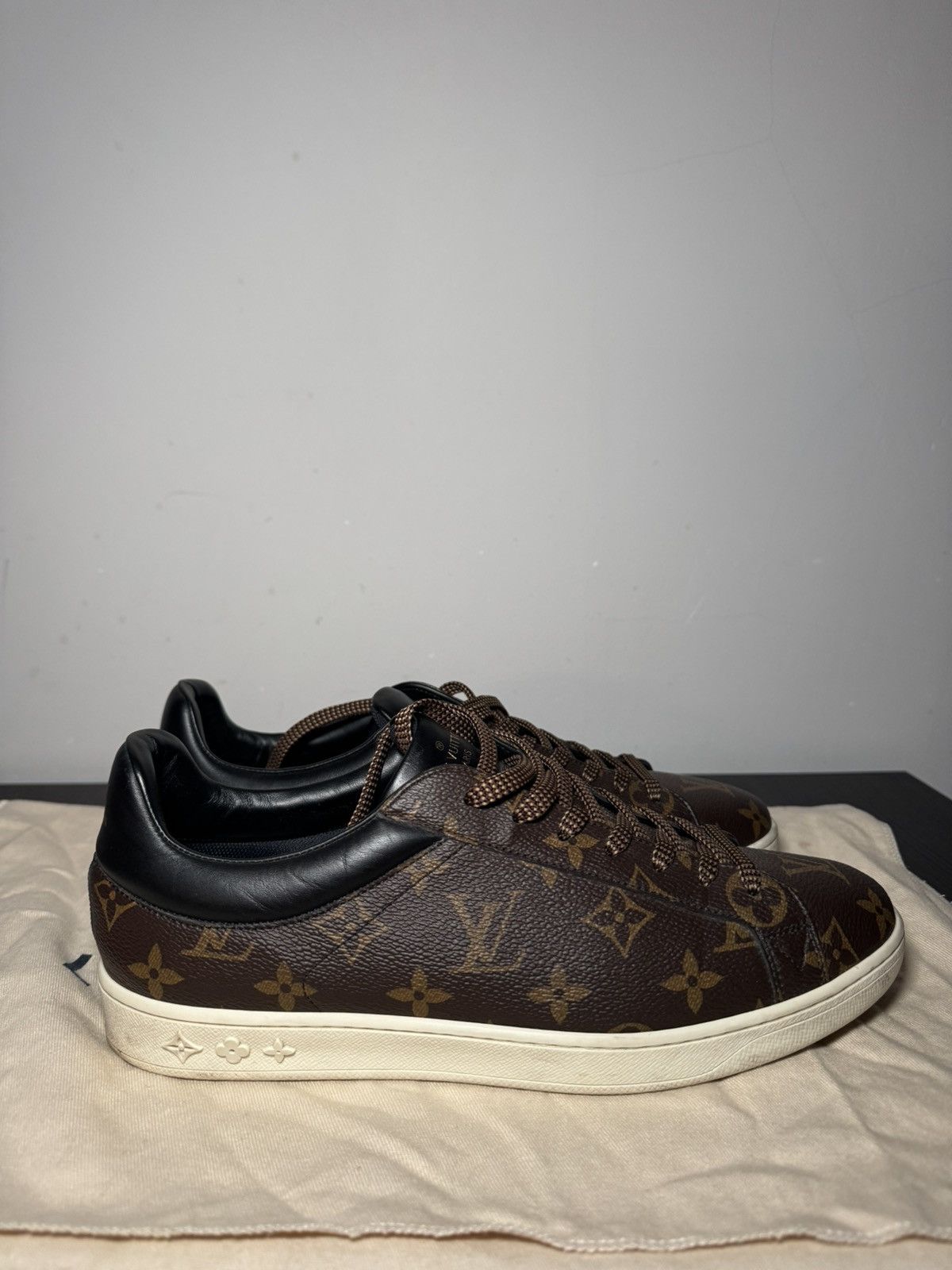 Louis Vuitton Louis Vuitton Luxembourg Sneaker Monogram Canvas Size US 8 / EU 41 - 4 Thumbnail
