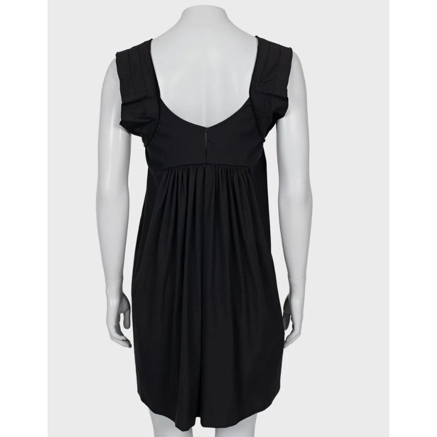 Miu Miu Miu Miu Chic Black Dress with Playful Purple Bow - Size 40/S Size S / US 4 / IT 40 - 3 Thumbnail