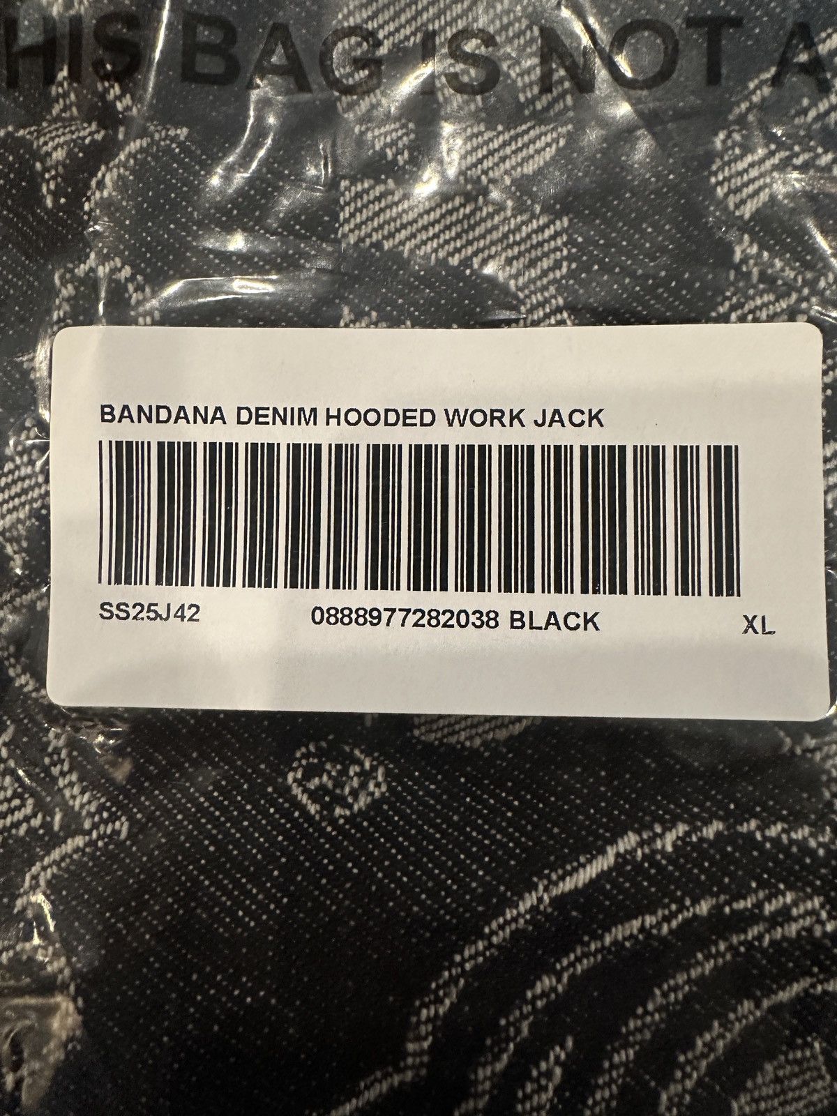 Supreme Supreme Bandana Jacquard Denim Hooded Work Jacket Size US XL / EU 56 / 4 - 3 Thumbnail