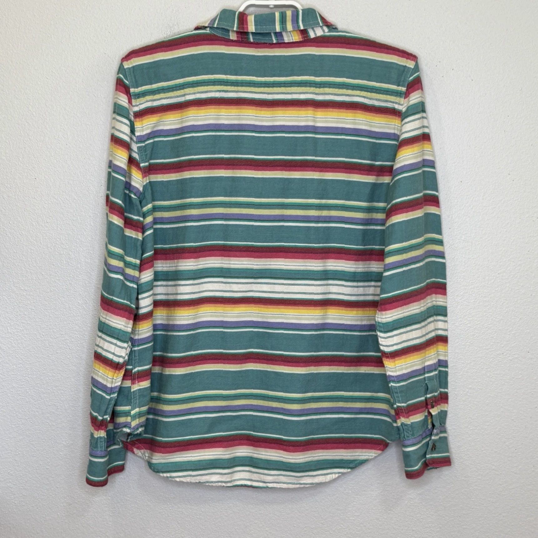 Chaps Chaps Button Front Top Women's XL Stripe Southwestern Long Sleeve Collared Size XL / US 12-14 / IT 48-50 - 4 Thumbnail