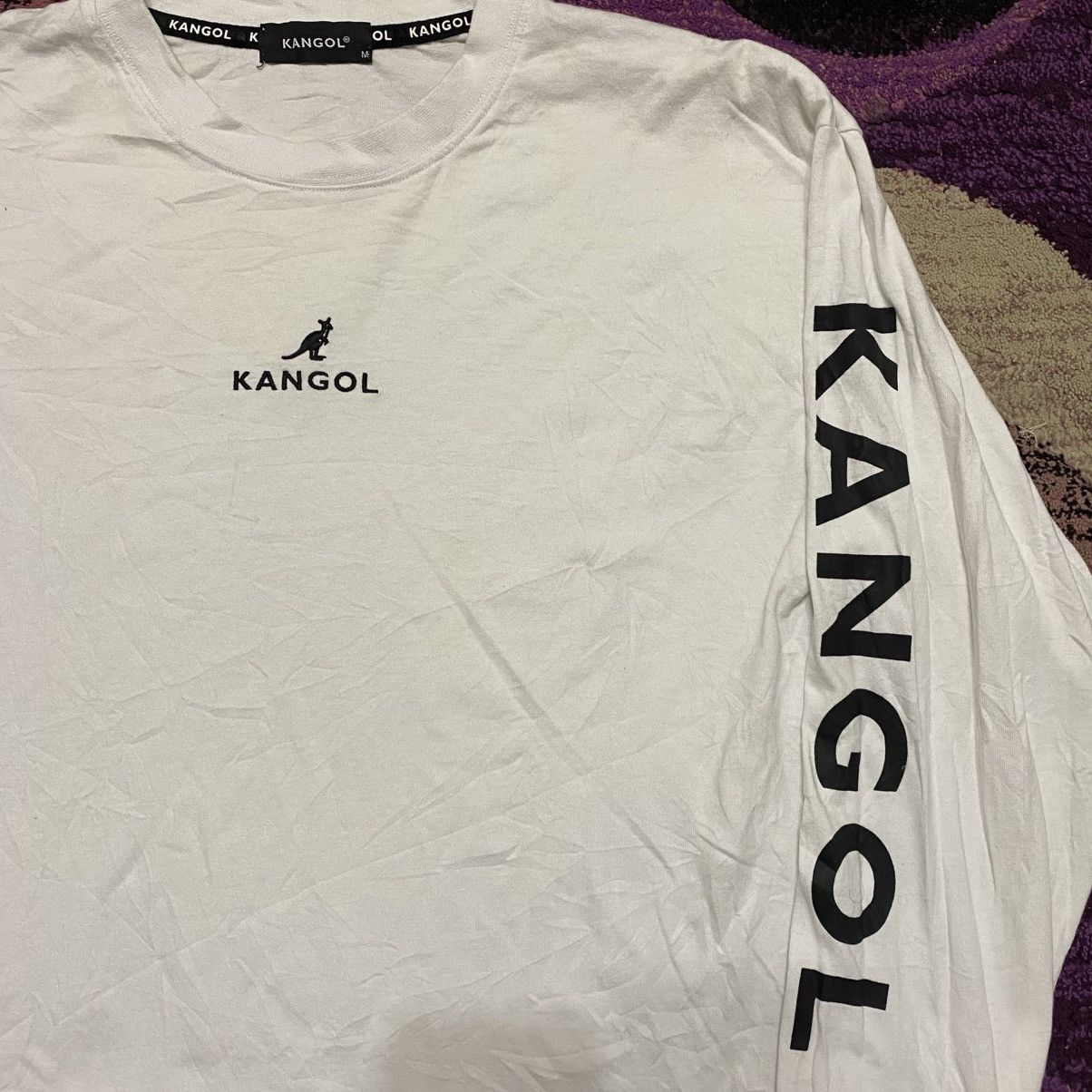 Kangol × Vintage Vintage Kangol Logo Sleeve Tshirt Size US M / EU 48-50 / 2 - 2 Thumbnail