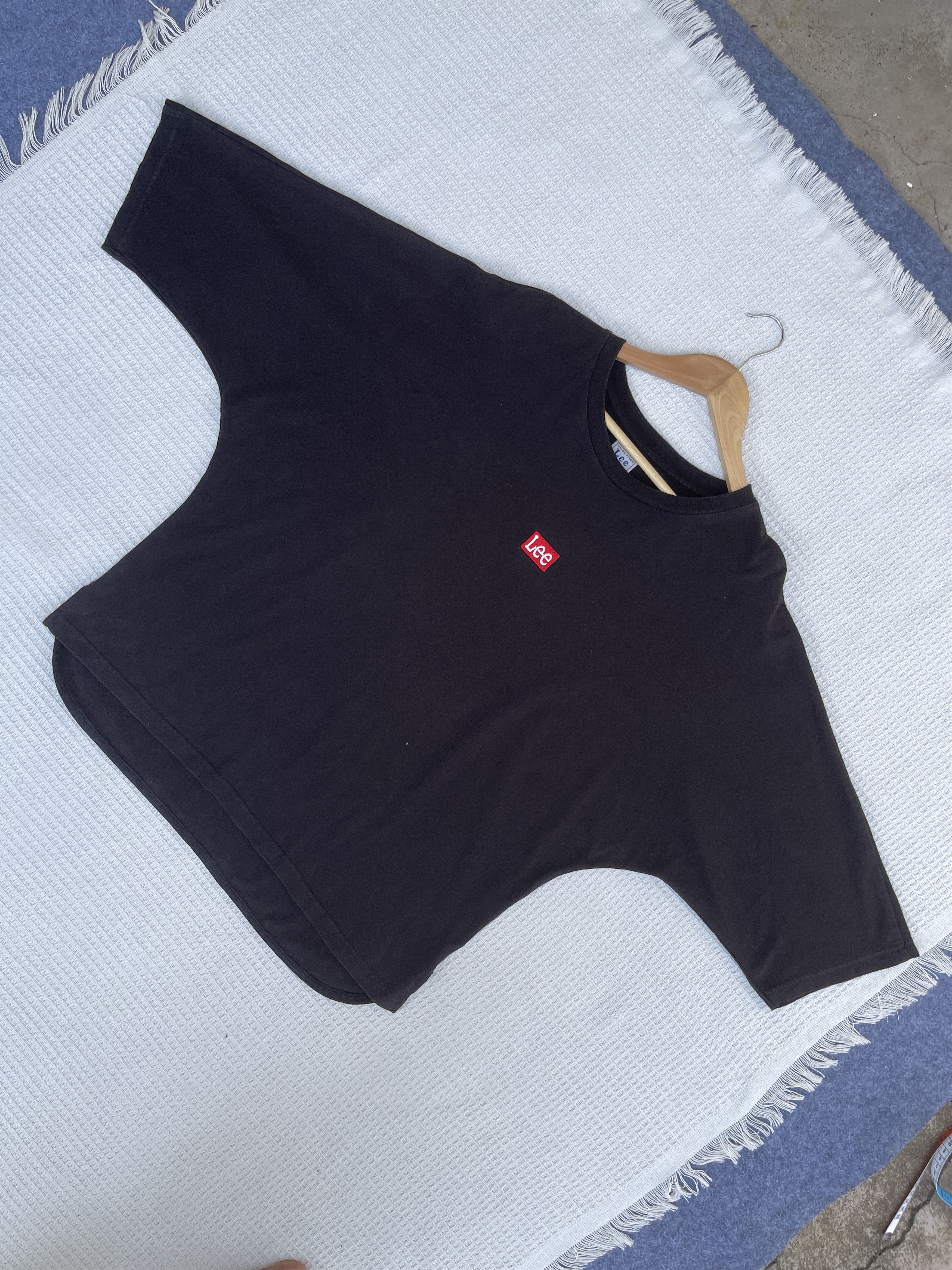 Designer LastDrop🔥Rare🔥Vintage Lee X Frapbois Center Box Logo T-Shirt Size L / US 10 / IT 46 - 2 Thumbnail