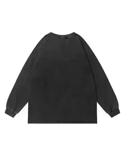VIBE Harajuku Skeleton Long Sleeve T Shirt Size US L / EU 52-54 / 3 - 2 Thumbnail