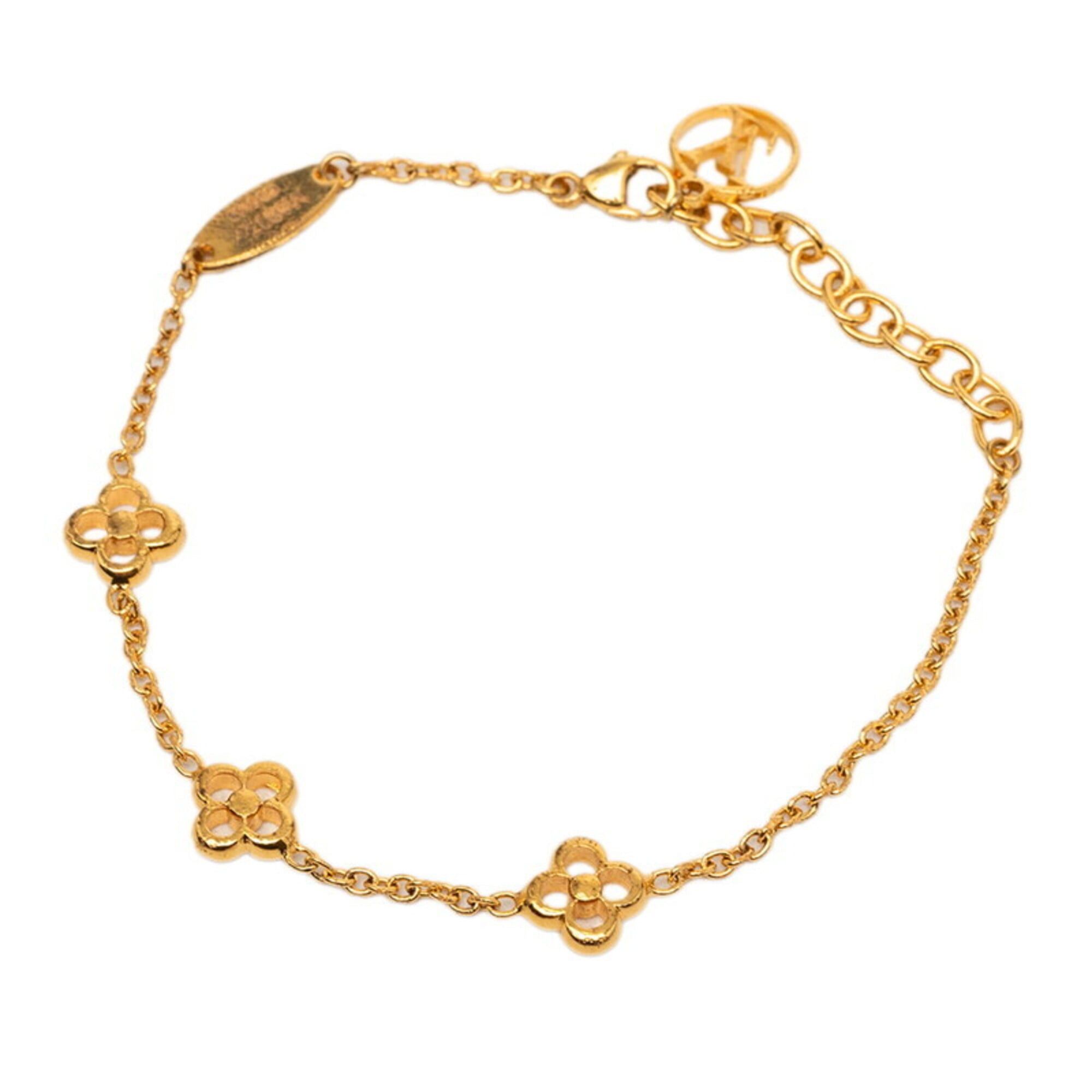 Louis Vuitton Louis Vuitton Monogram Flower Flowerful LV Circle Bracelet M68127 Gold Plated Women's LOUIS VUITTON Size ONE SIZE - 1 Thumbnail