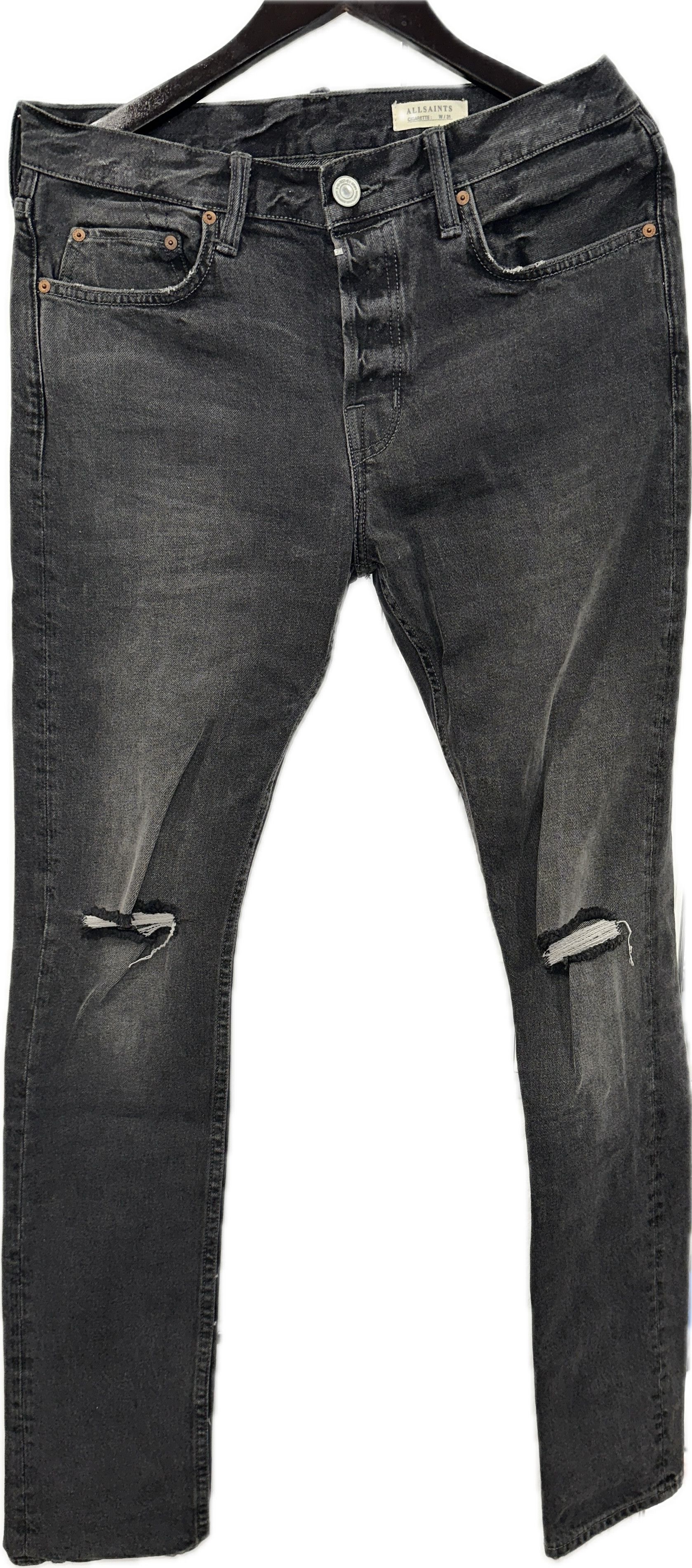 cigarette jeans for men Allsaints All Saints Cigarette Jeans