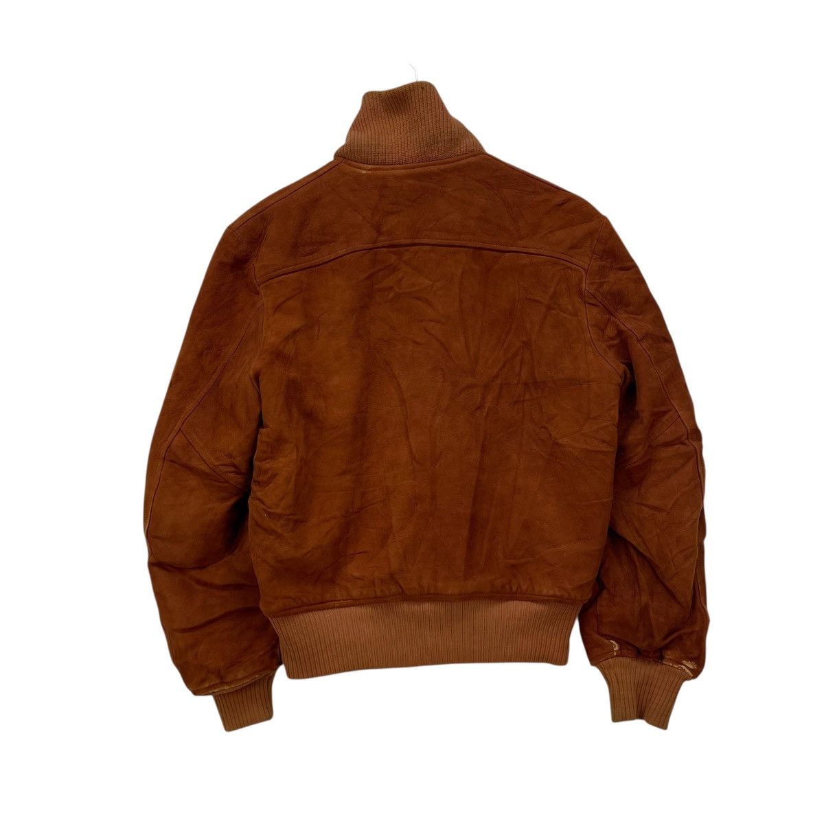 McGregor 💥Vintage 60s Mc Gregor Bomber Suede Leather Boa Jacket Size US M / EU 48-50 / 2 - 2 Thumbnail