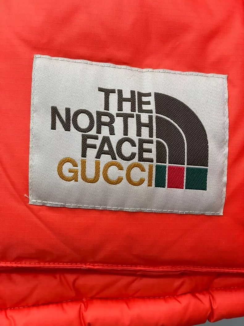 Gucci GucciNorth co-branded orange-red down jacket 2503-Nextarrow Size US S / EU 44-46 / 1 - 4 Thumbnail