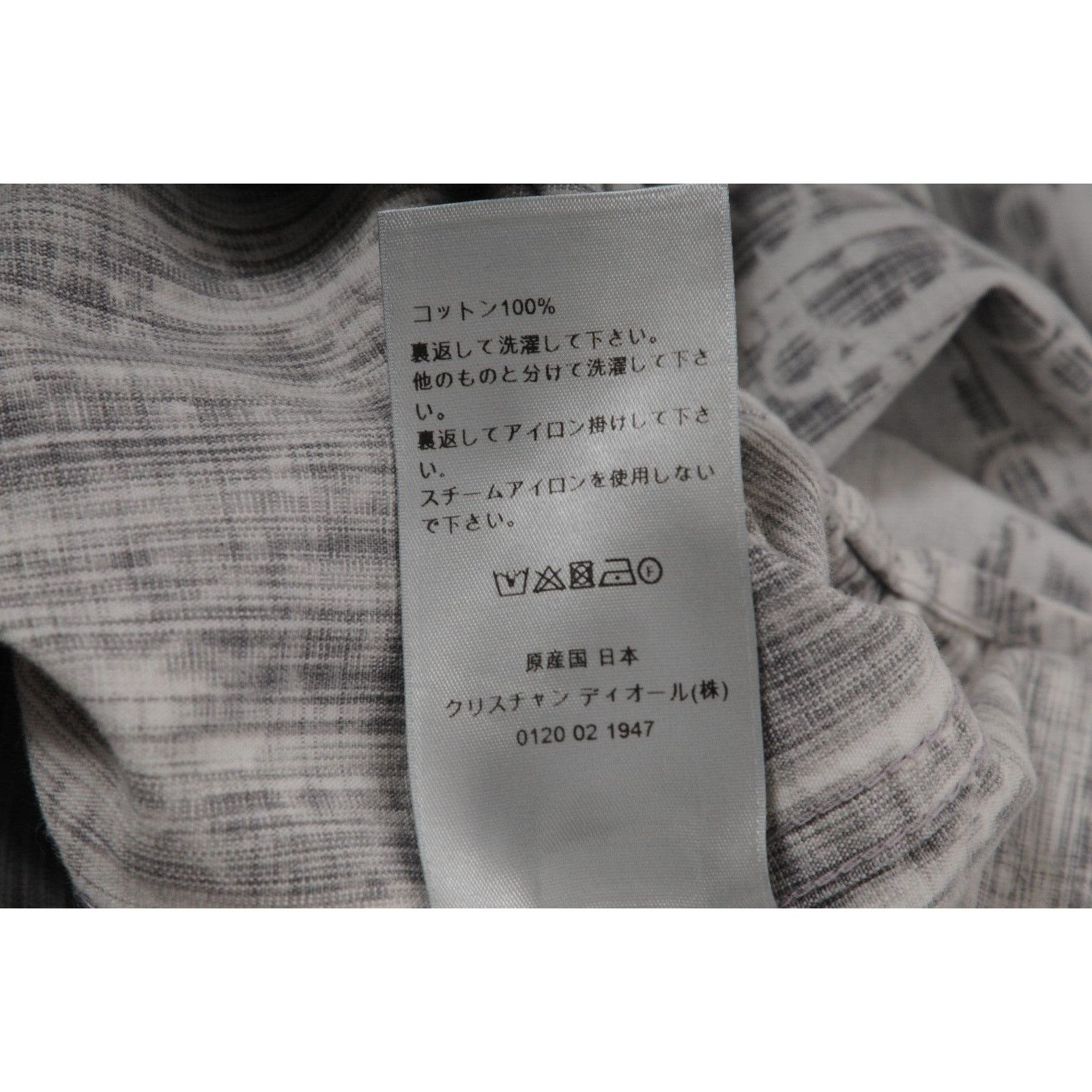 Dior Oblique Button Down Denim Shirt IT 42 White Size US L / EU 52-54 / 3 - 14 Thumbnail