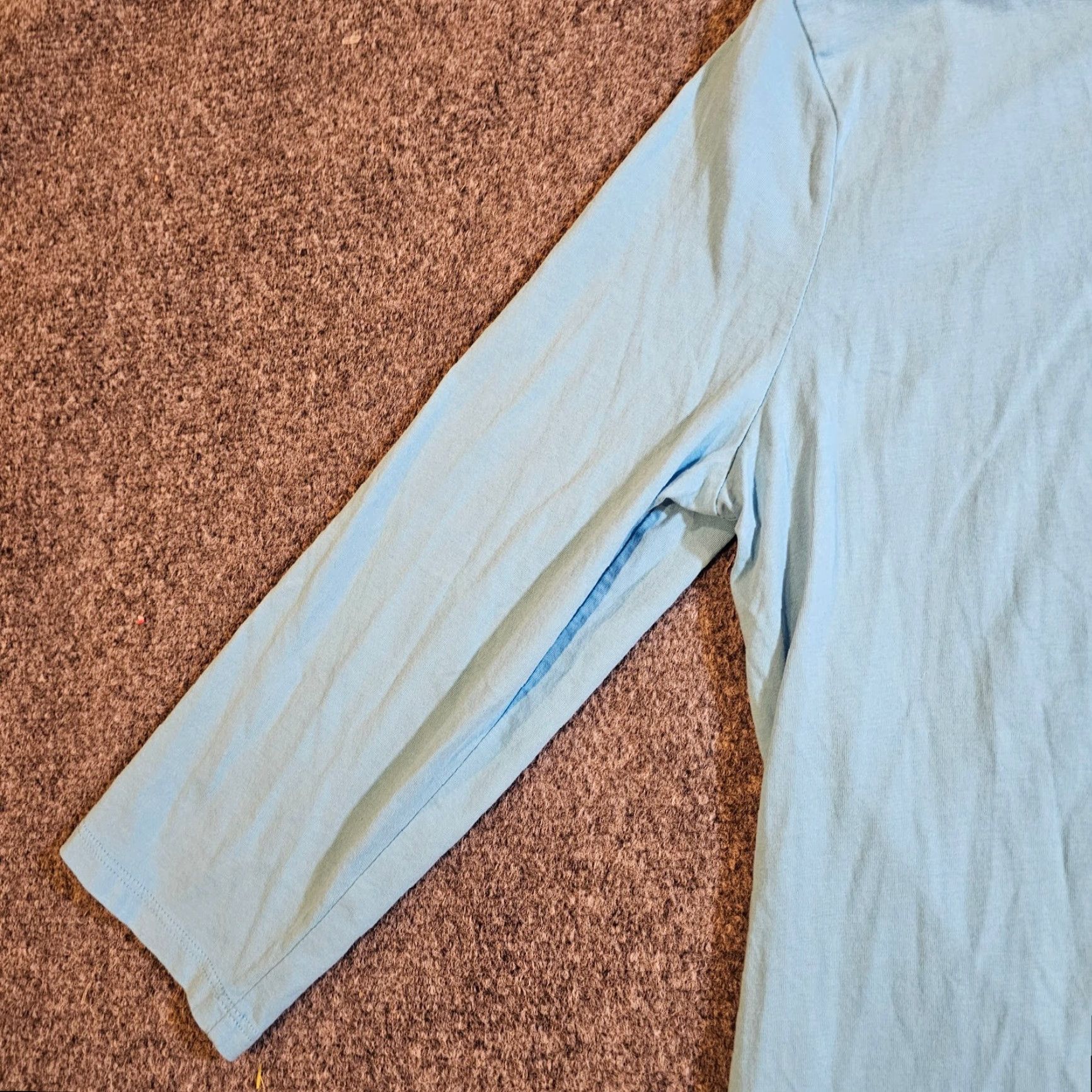 Talbots Talbots Womens Large Blue Pineapple Sequins Round Neck 3/4 Sleeve Casual Sweater Size L / US 10 / IT 46 - 5 Thumbnail