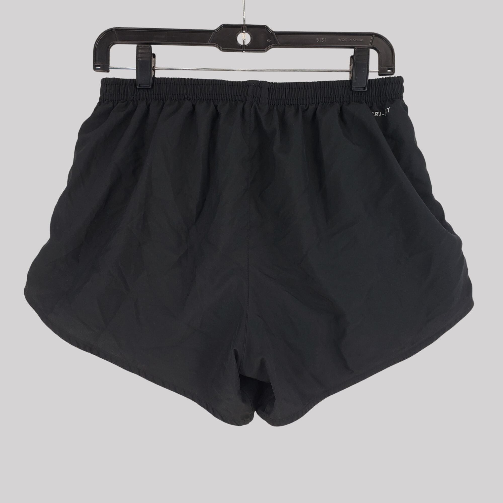 Nike Nike Dri-Fit Womens Black Running Shorts Elastic Waistband S Size 34" / US 12 / IT 48 - 2 Thumbnail