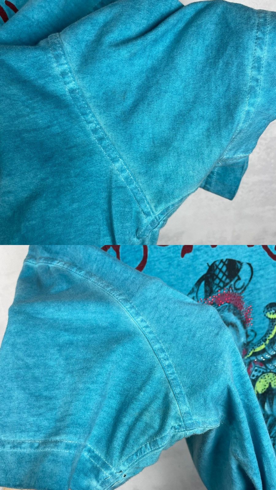 Christian Audigier × Ed Hardy Ed Hardy Big Logo Mens Polo Shirt Size L-XL Size US XL / EU 56 / 4 - 15 Thumbnail