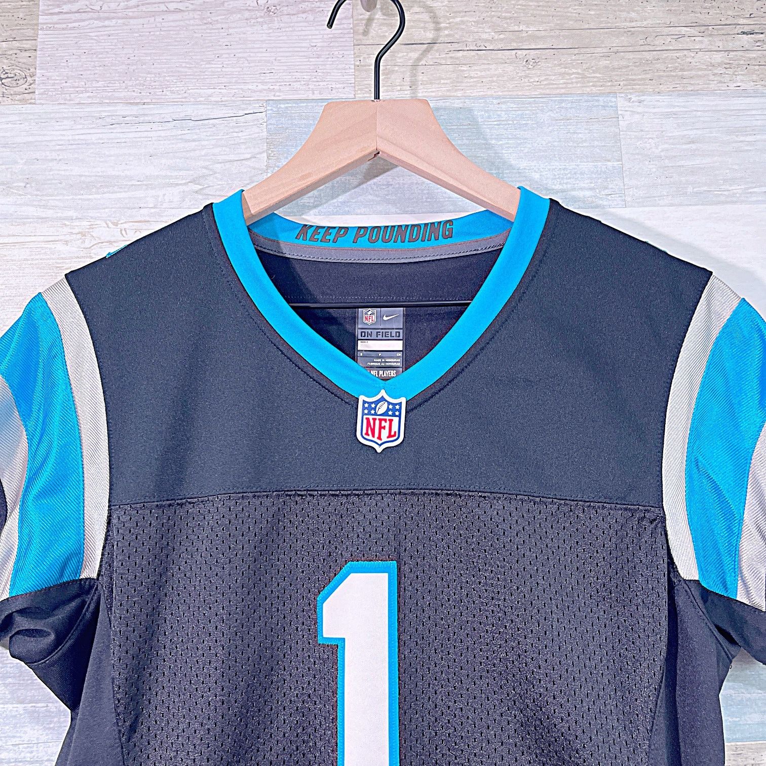 NFL CAM NEWTON Carolina Panthers Stitched Jersey Womens Small Size S / US 4 / IT 40 - 2 Thumbnail