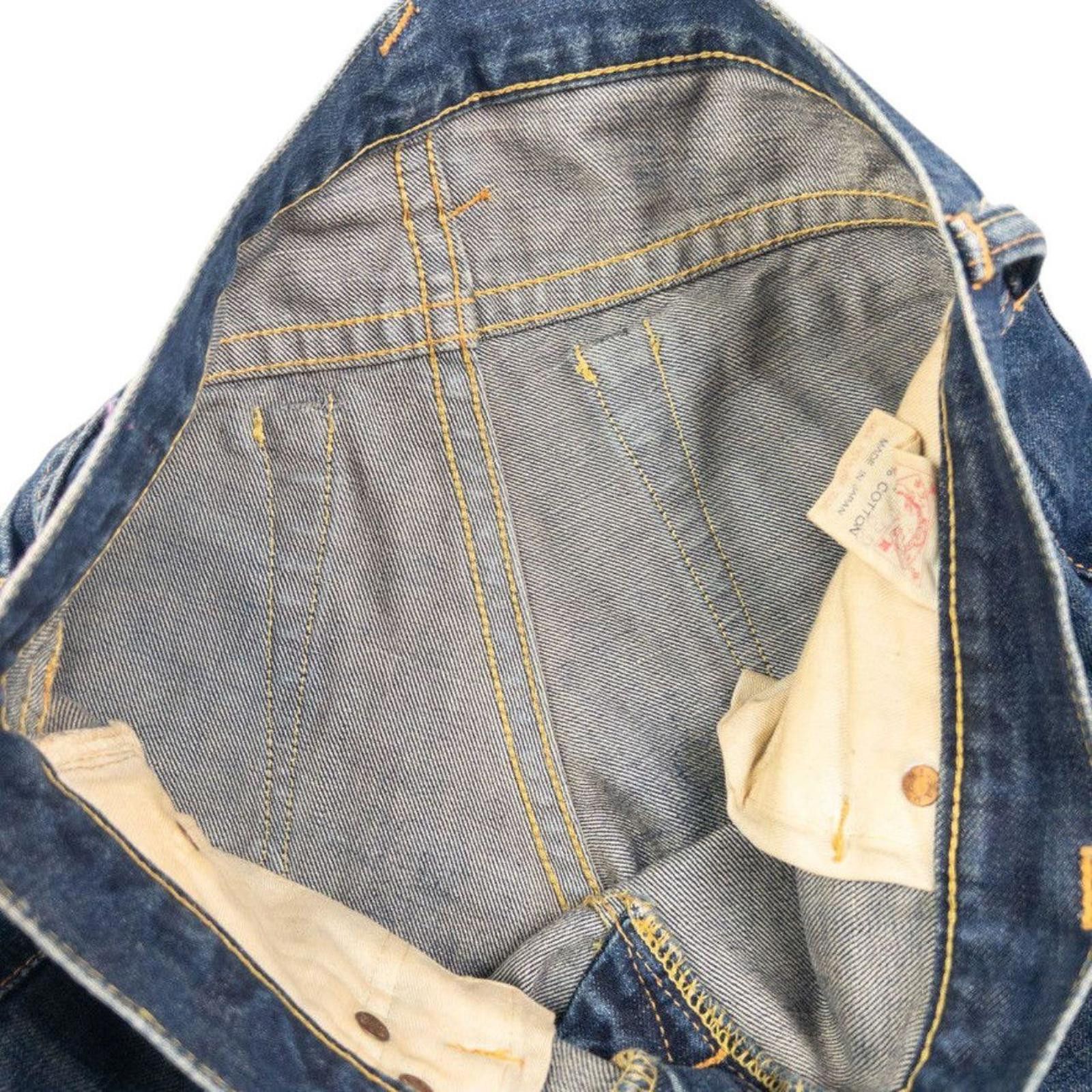 Evisu Vintage Evisu Donna Gull Smiley Face Denim Jeans Size W31 Size 31" - 7 Thumbnail