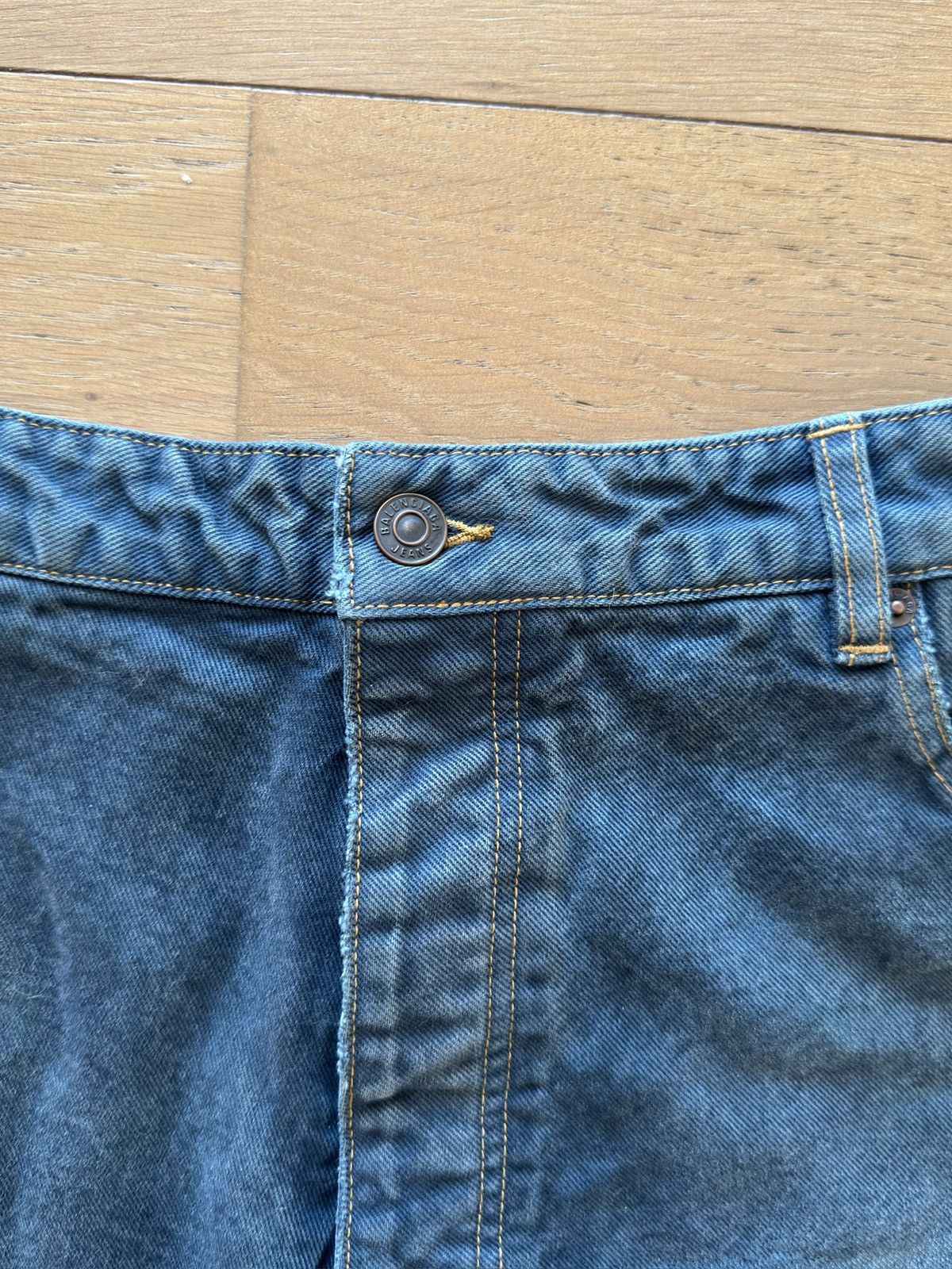 Balenciaga BALENCIAGA HYBRID SWEETPANTS DENIM Size US 33 - 5 Thumbnail