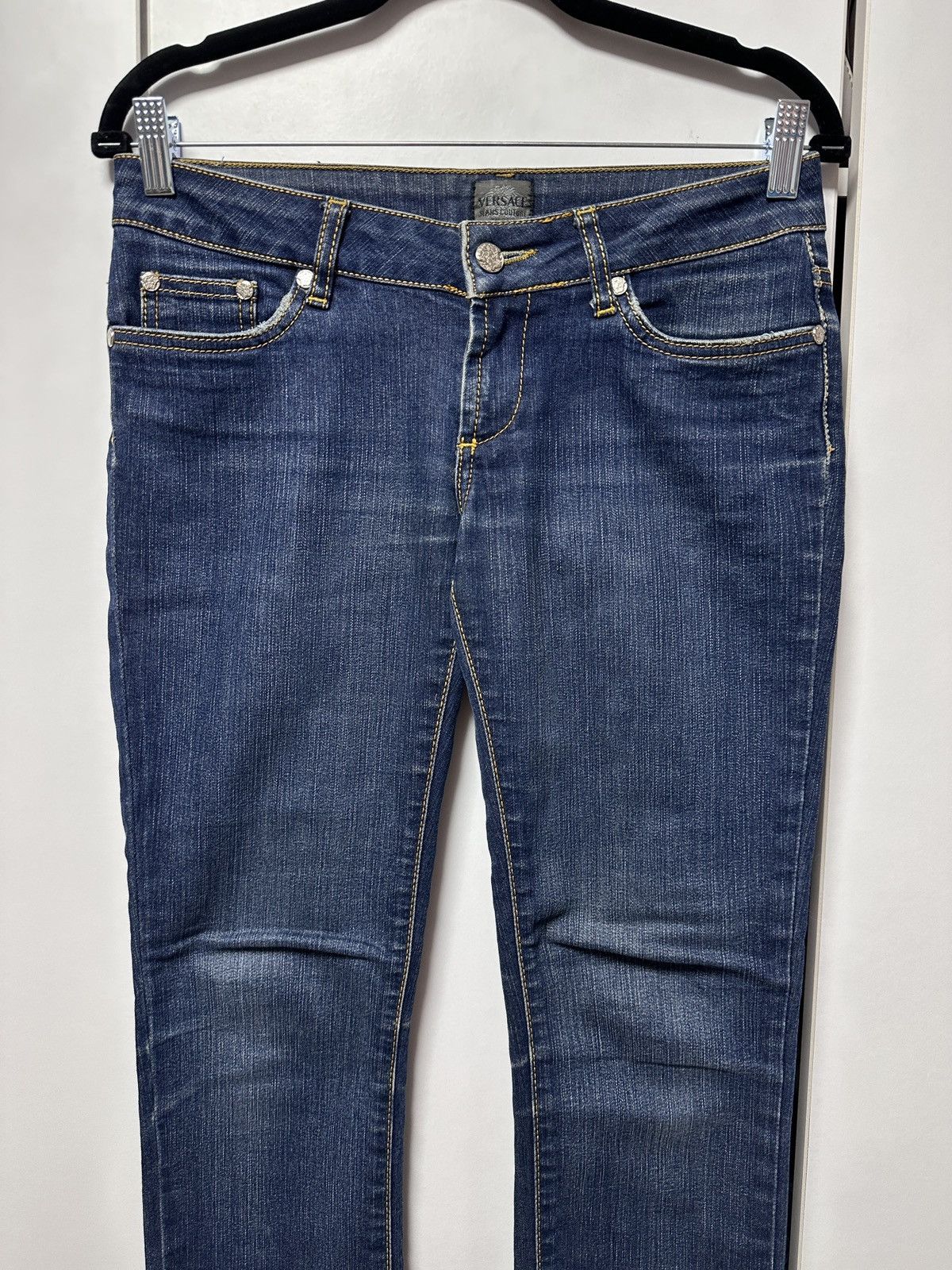 Versace VERSACE jeans with rhinestones denim Size 28" / US 6 / IT 42 - 3 Thumbnail