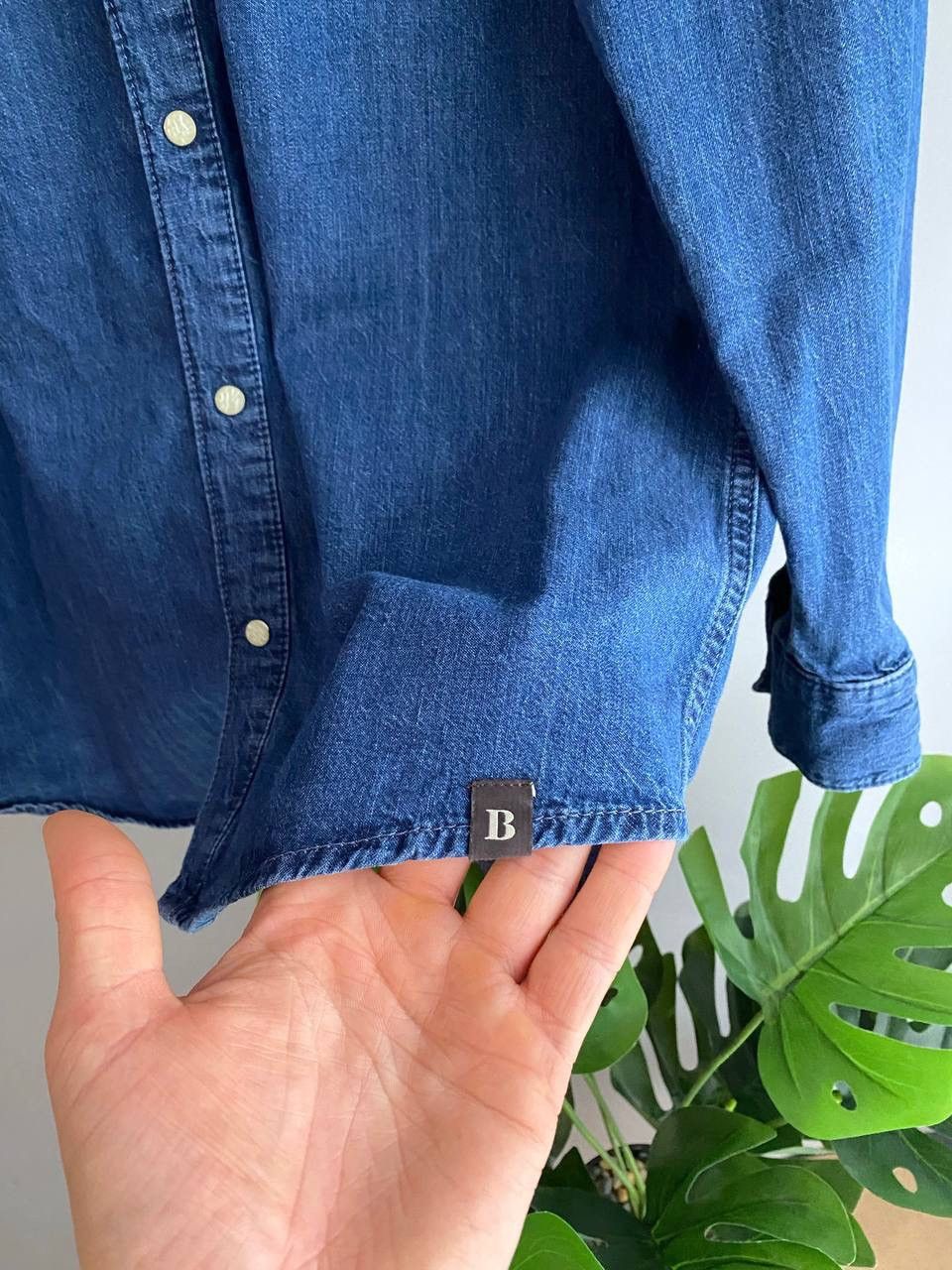 Boggi Boggi Milano Men's Blue Denim Shirt, Size M Size US M / EU 48-50 / 2 - 8 Thumbnail