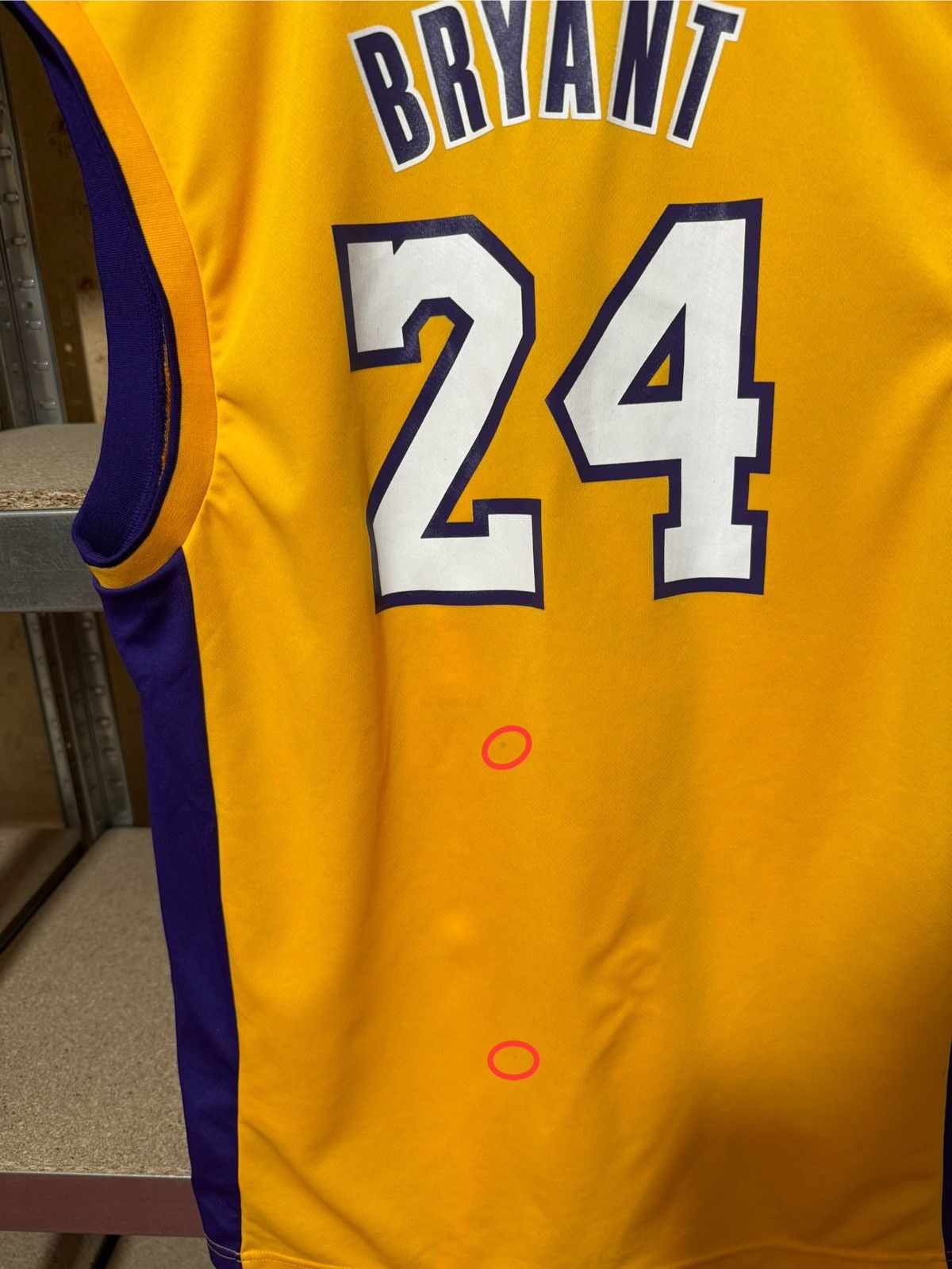 Mitchell & Ness × NBA × Vintage Vintage Adidas NBA Lakers Bryant 2013 Autographed Jersey Size US M / EU 48-50 / 2 - 14 Thumbnail