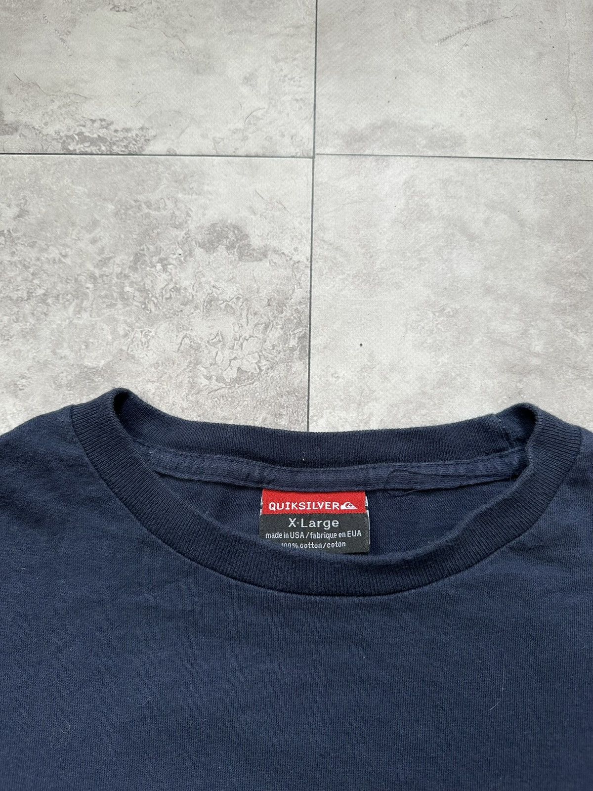 Quiksilver Vintage Quicksilver 90’s Surf Big Logo Navy Blue Long Sleeve Size US XL / EU 56 / 4 - 8 Thumbnail