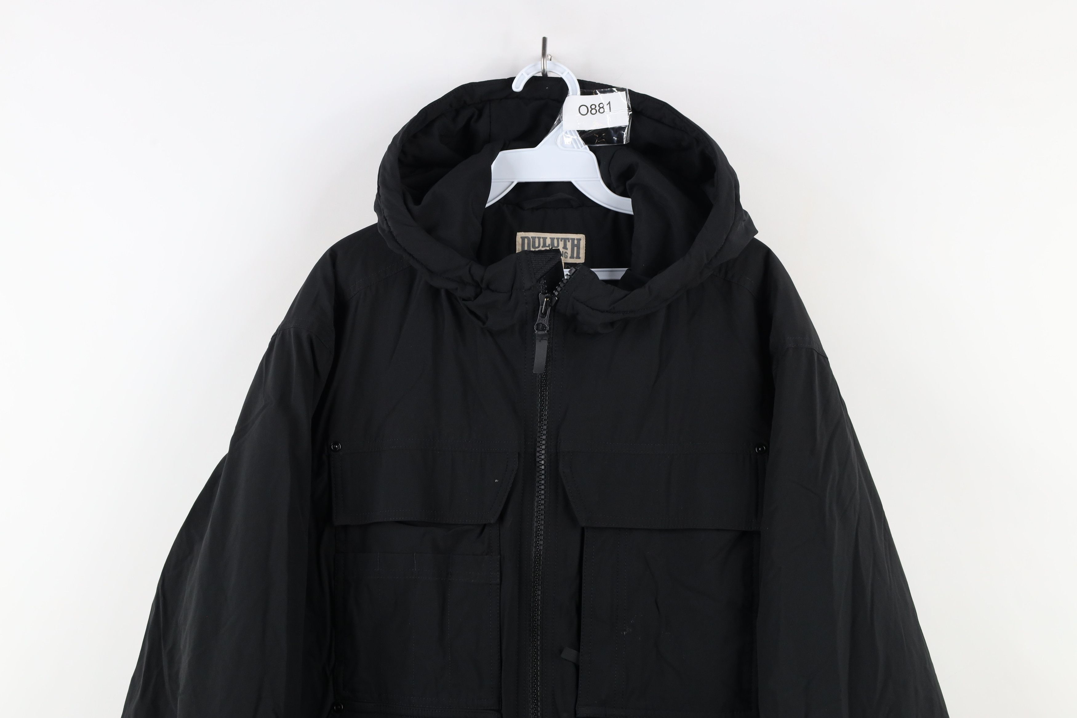Duluth Trading Company × Vintage Duluth Trading Co Full Zip Tactical Hooded Puffer Jacket Size US L / EU 52-54 / 3 - 2 Thumbnail