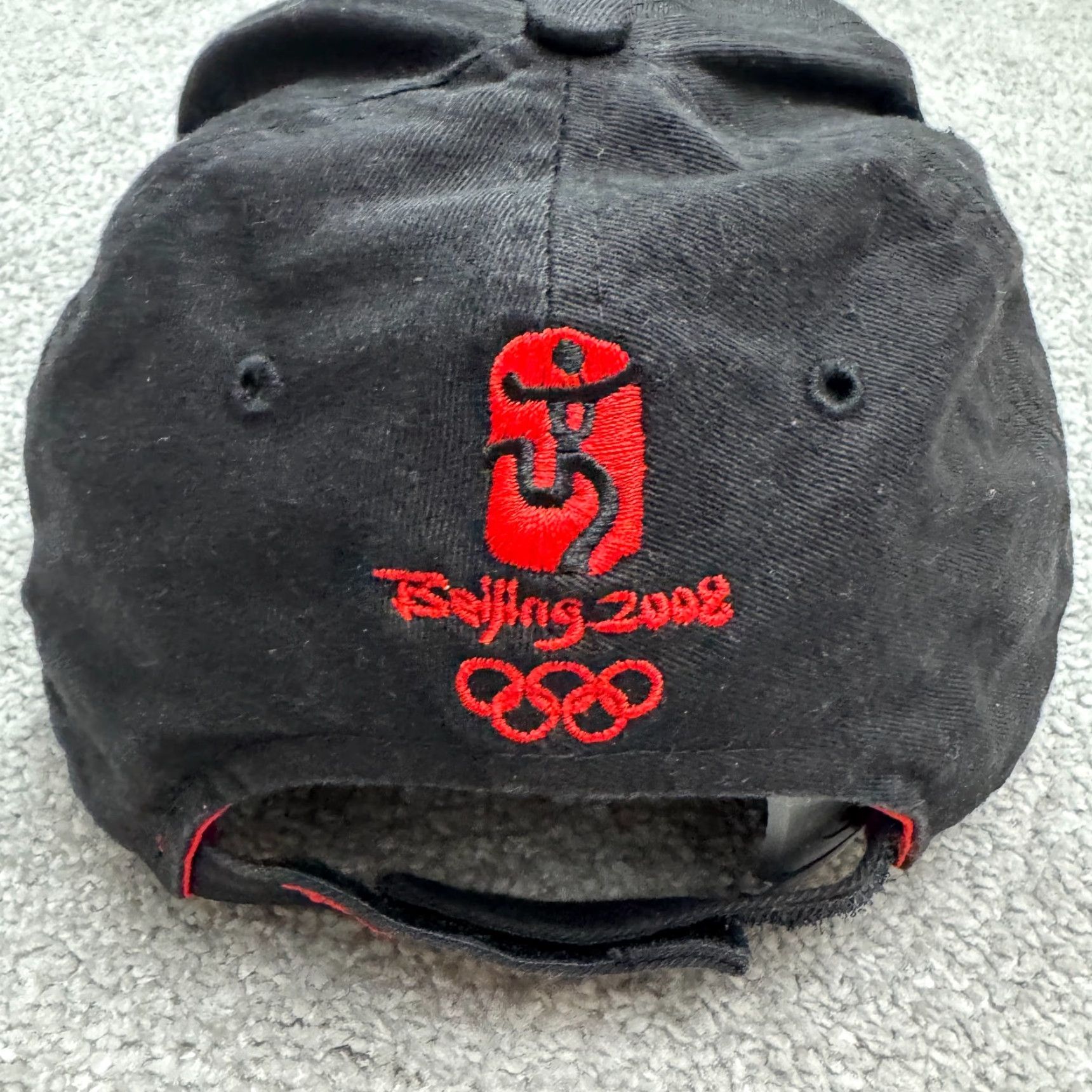 Vintage XP Apparel Beijing 2008 Olympics Baseball Cap Unisex Black Red Cap Hat Size ONE SIZE - 7 Thumbnail