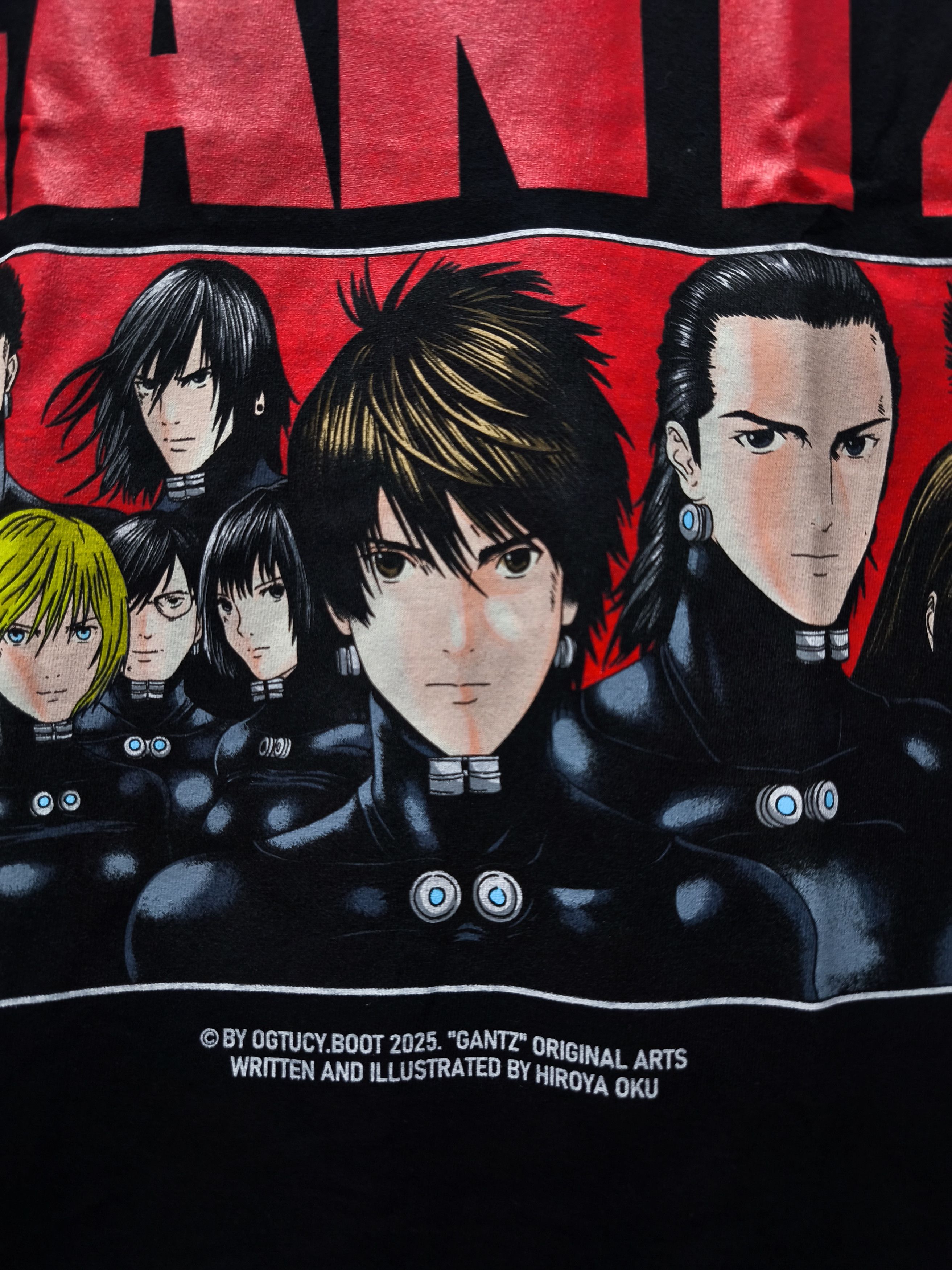 Anime Gantz Shūdan Kyōki Group Madness T-shirt Size US XL / EU 56 / 4 - 7 Thumbnail