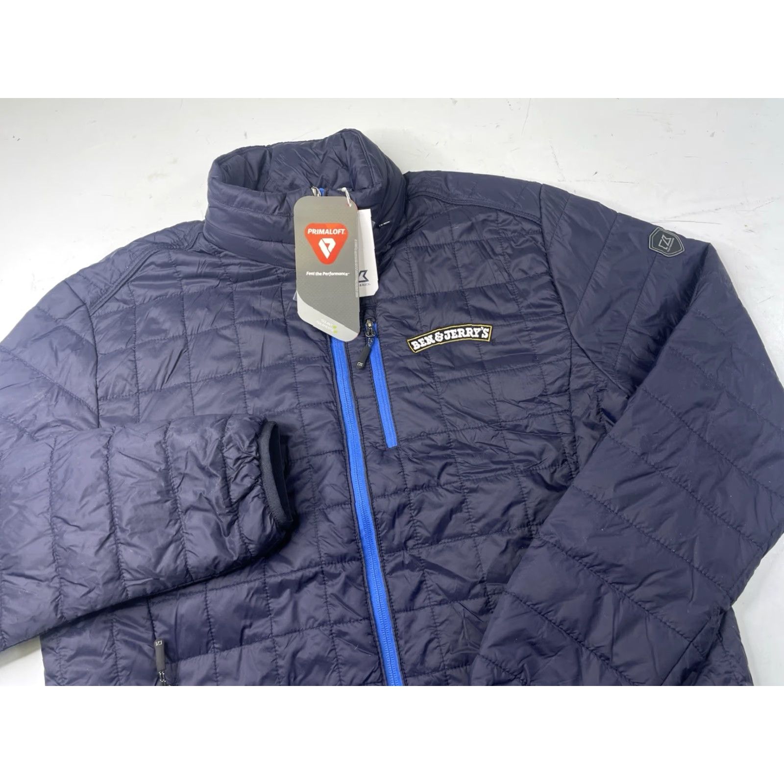 Cutter & Buck Cutter & Buck Rainier Puffer Jacket Mens Large Blue Zip Insulated NWT Mid-Length Jacket Size US L / EU 52-54 / 3 - 4 Thumbnail