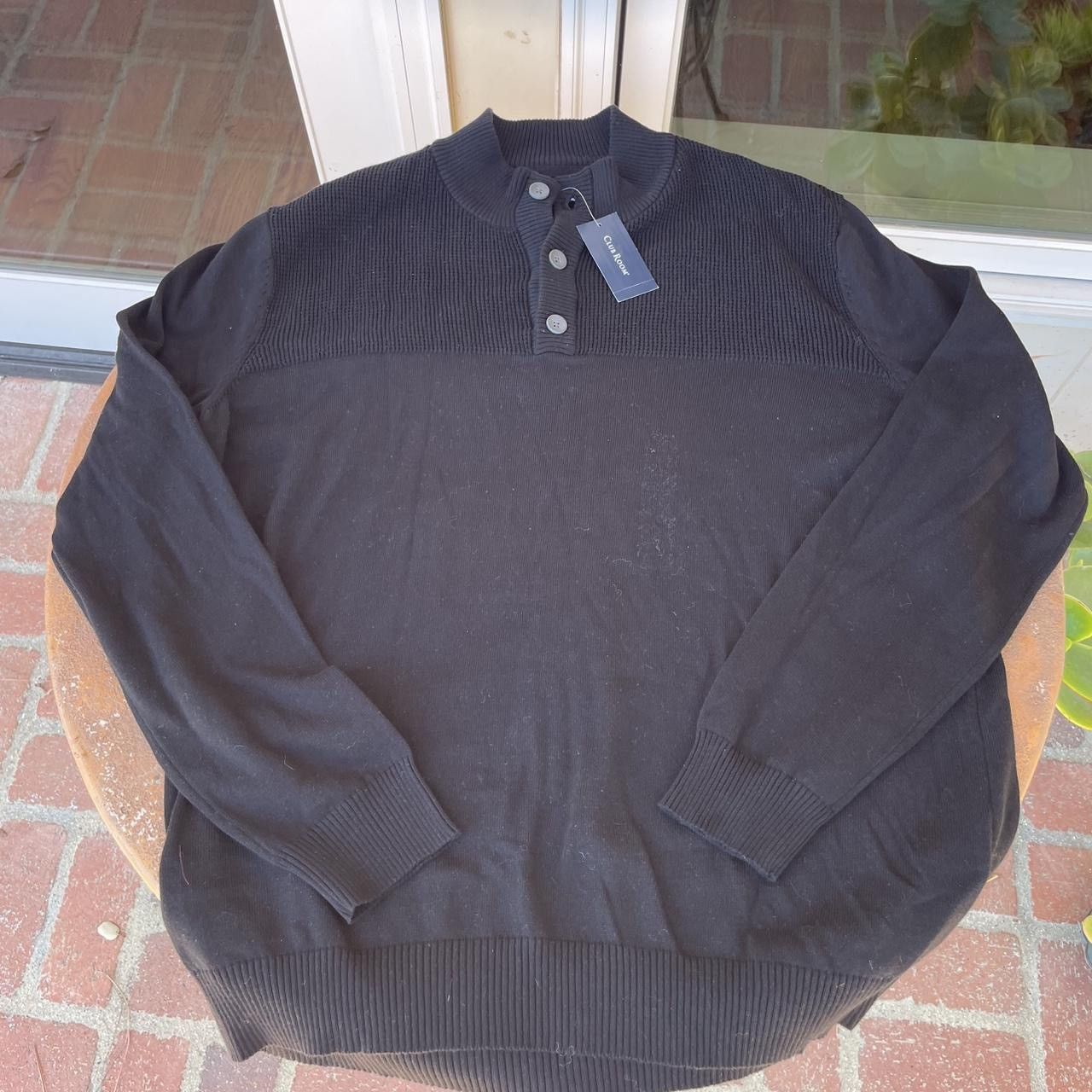 Club Room × Polo Ralph Lauren × Zara NWT Men’s club room black crewneck preppy sweater sz xl Size US XL / EU 56 / 4 - 5 Thumbnail