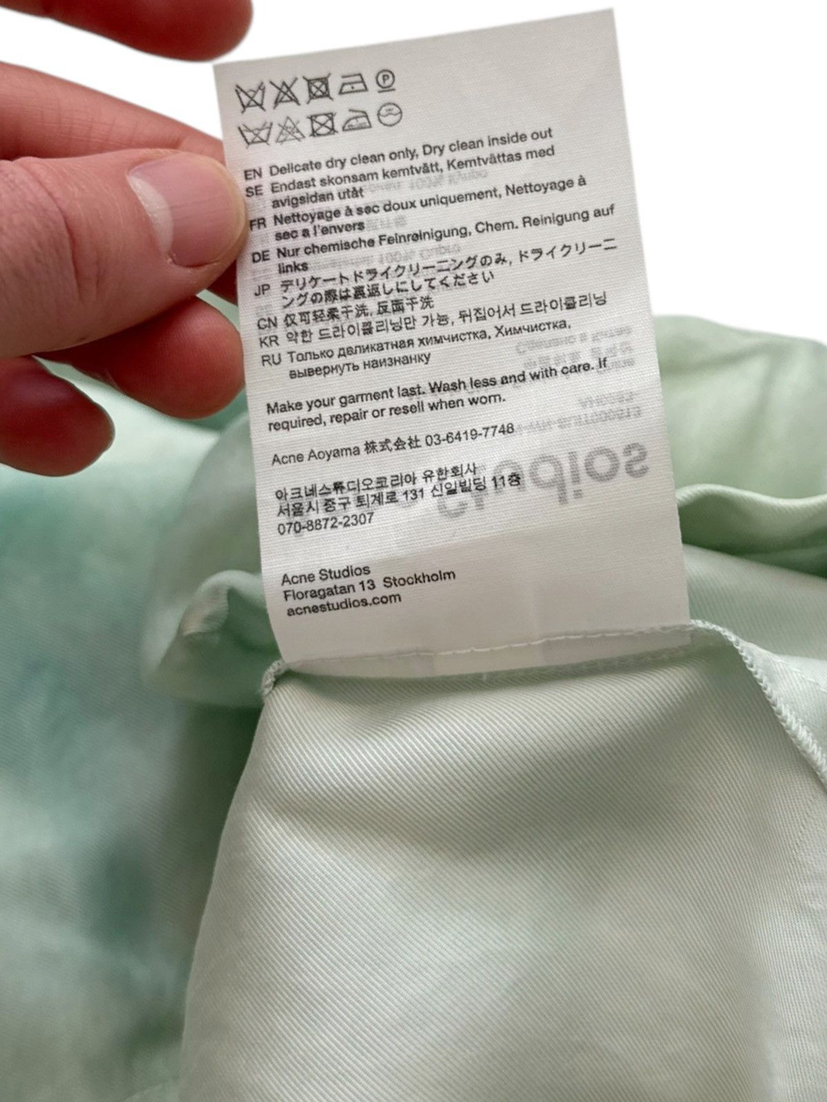 Acne Studios Italian Cupro Silky Flowy Blazer Size XS / US 0-2 / IT 36-38 - 10 Thumbnail