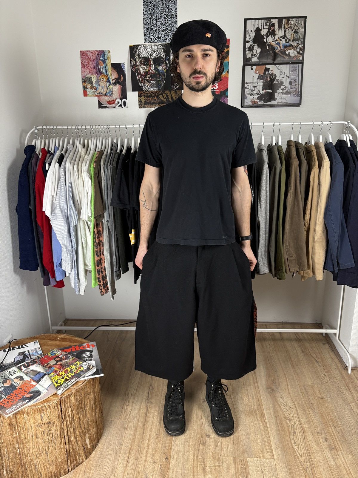 Yohji Yamamoto Yohji Yamamoto Y's for Men T-Shirt Black Size US M / EU 48-50 / 2 - 2 Thumbnail