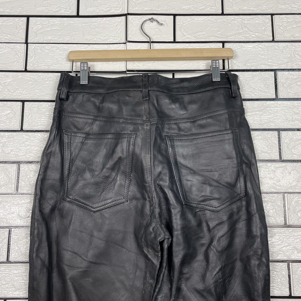 Japanese Brand Horn Work Motorcycle Riding Leather Pant Size US 32 / EU 48 - 8 Thumbnail