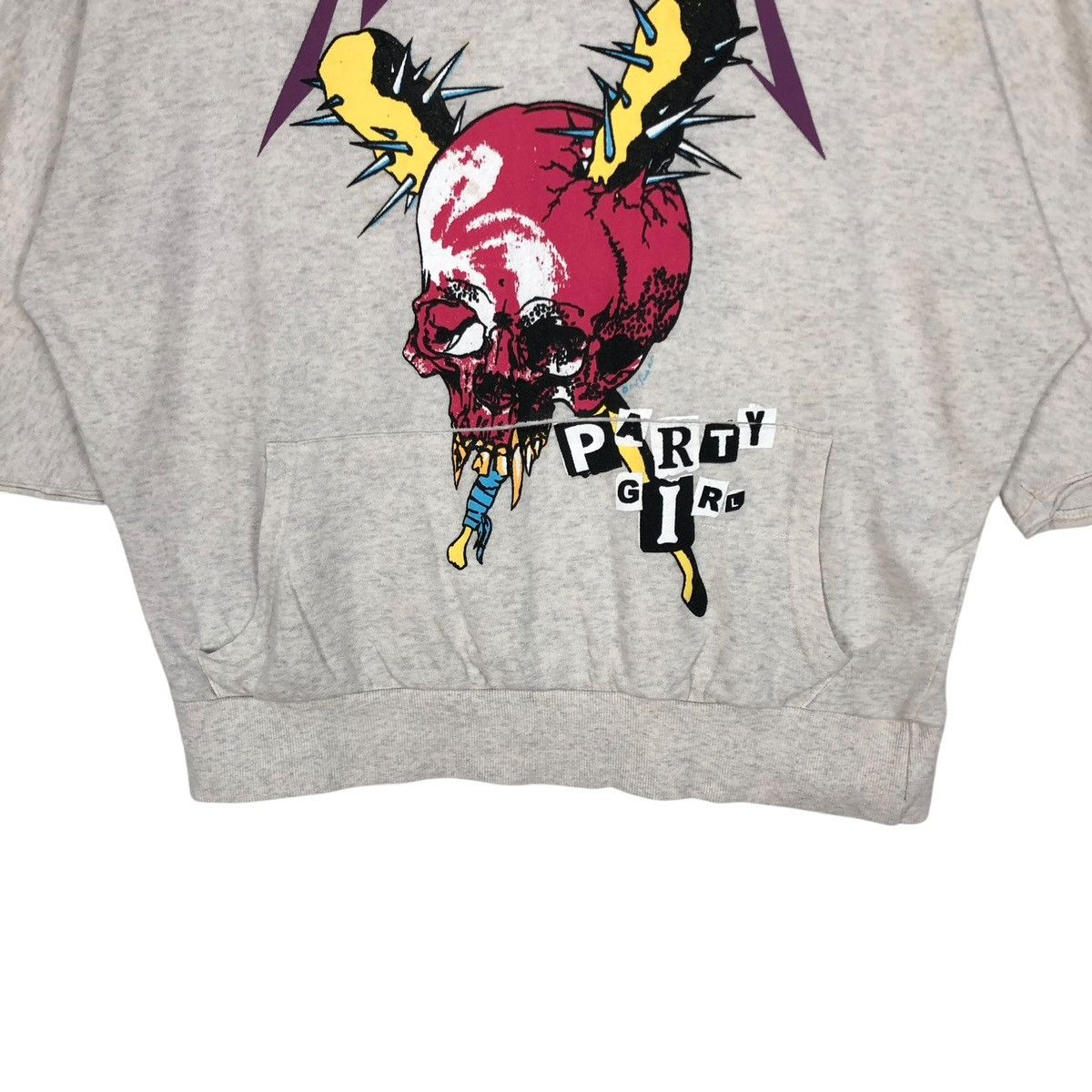 Band Tees Vintage Metallica Party Girl Sweatshirt Hoodie Rock Punk Size M / US 6-8 / IT 42-44 - 5 Thumbnail