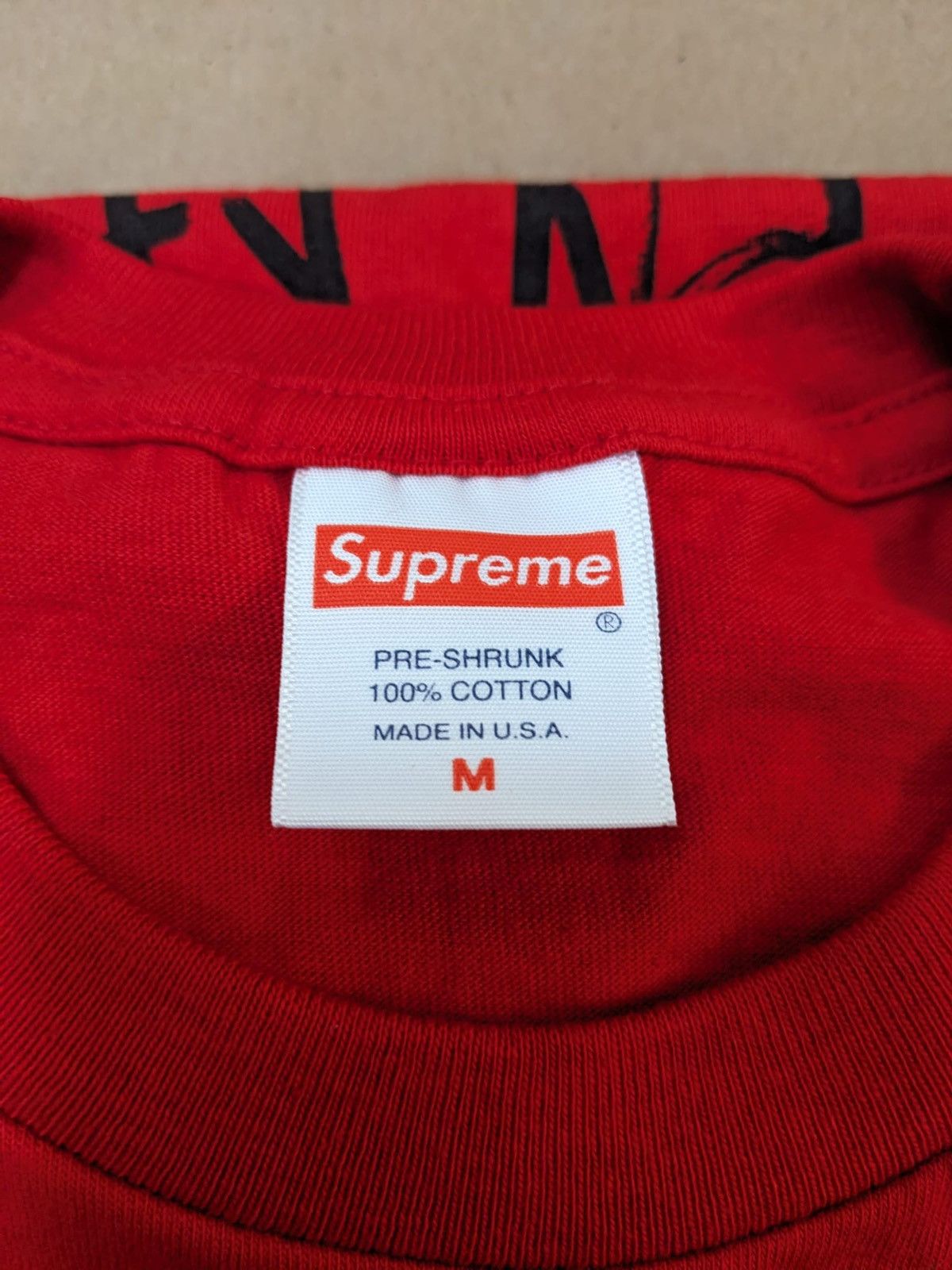 Supreme FW17 SUPREME NAS TEE RED M MEDIUM 2017 Size US M / EU 48-50 / 2 - 4 Thumbnail