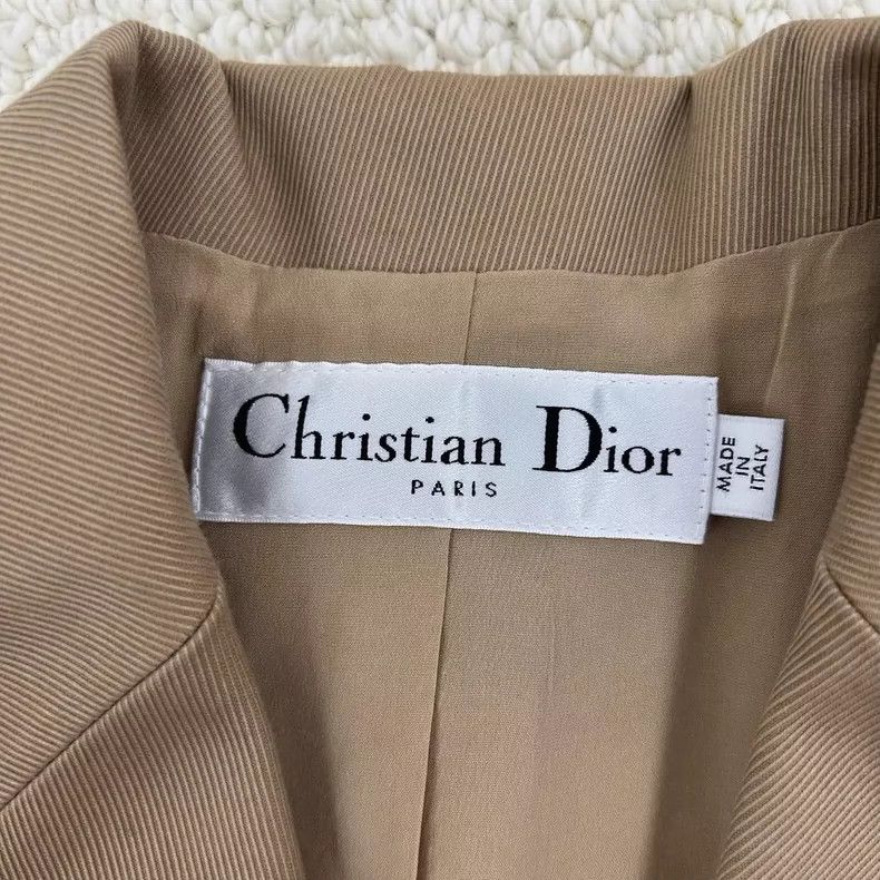 Dior Dior Khaki long-sleeved lapel suit Size XS / US 0-2 / IT 36-38 - 4 Thumbnail