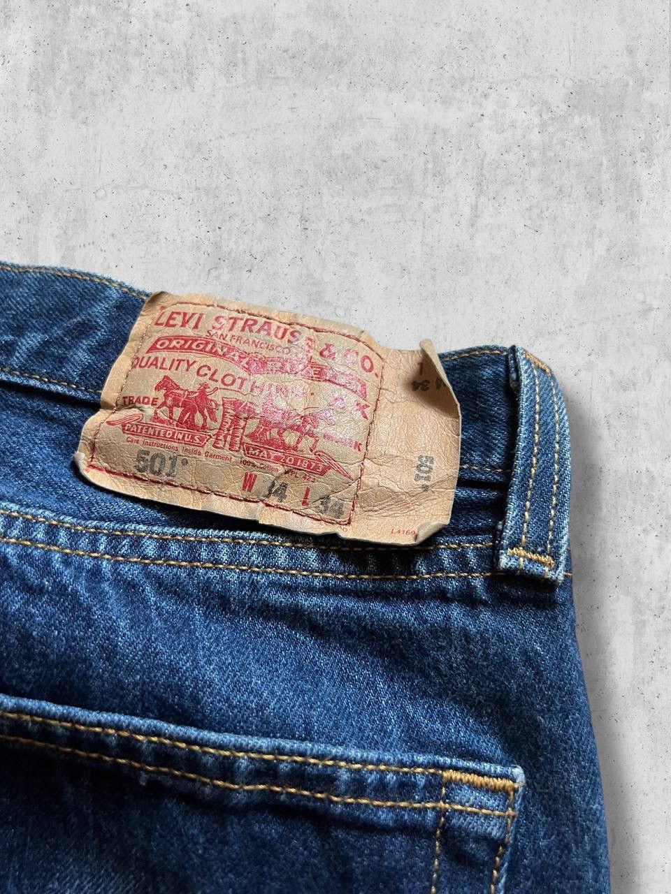 Levi's Levi’s 501 34 VINTAGE heavy jean denim pants lgb Size US 34 / EU 50 - 3 Thumbnail
