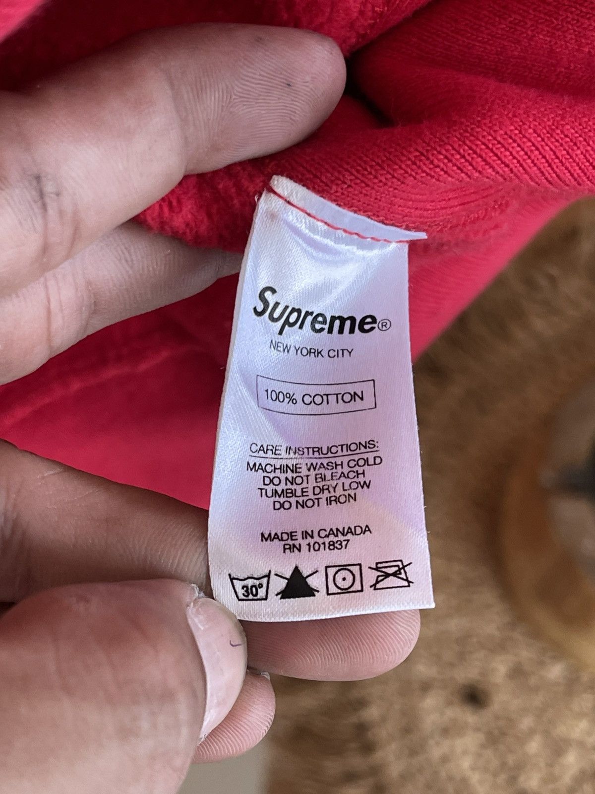 Supreme Supreme Tonal 2014 Red On Red Size US M / EU 48-50 / 2 - 8 Thumbnail