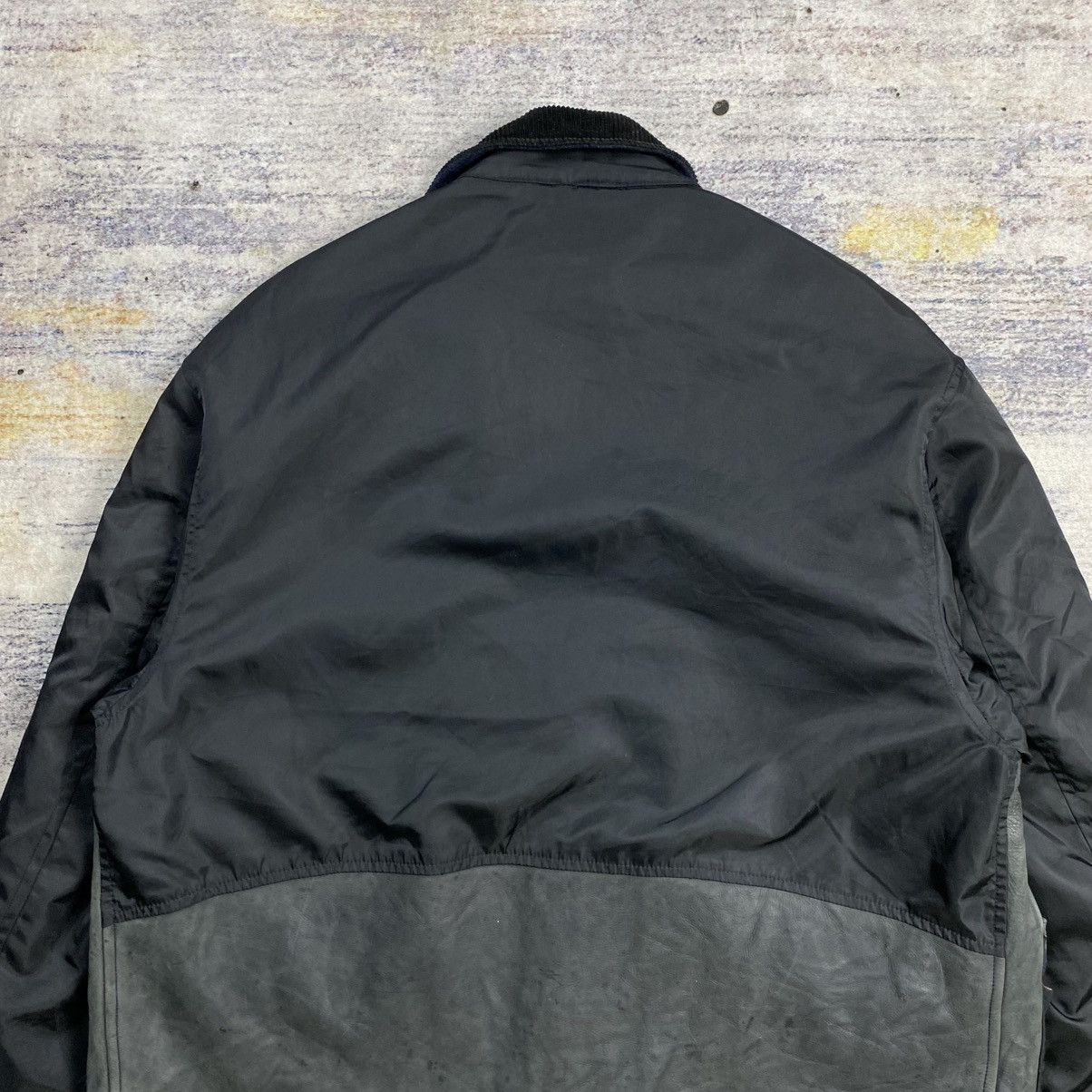 Nigel Cabourn Vintage Archive Nigel Cabourn leather jacket mix nylon Size US XL / EU 56 / 4 - 8 Thumbnail