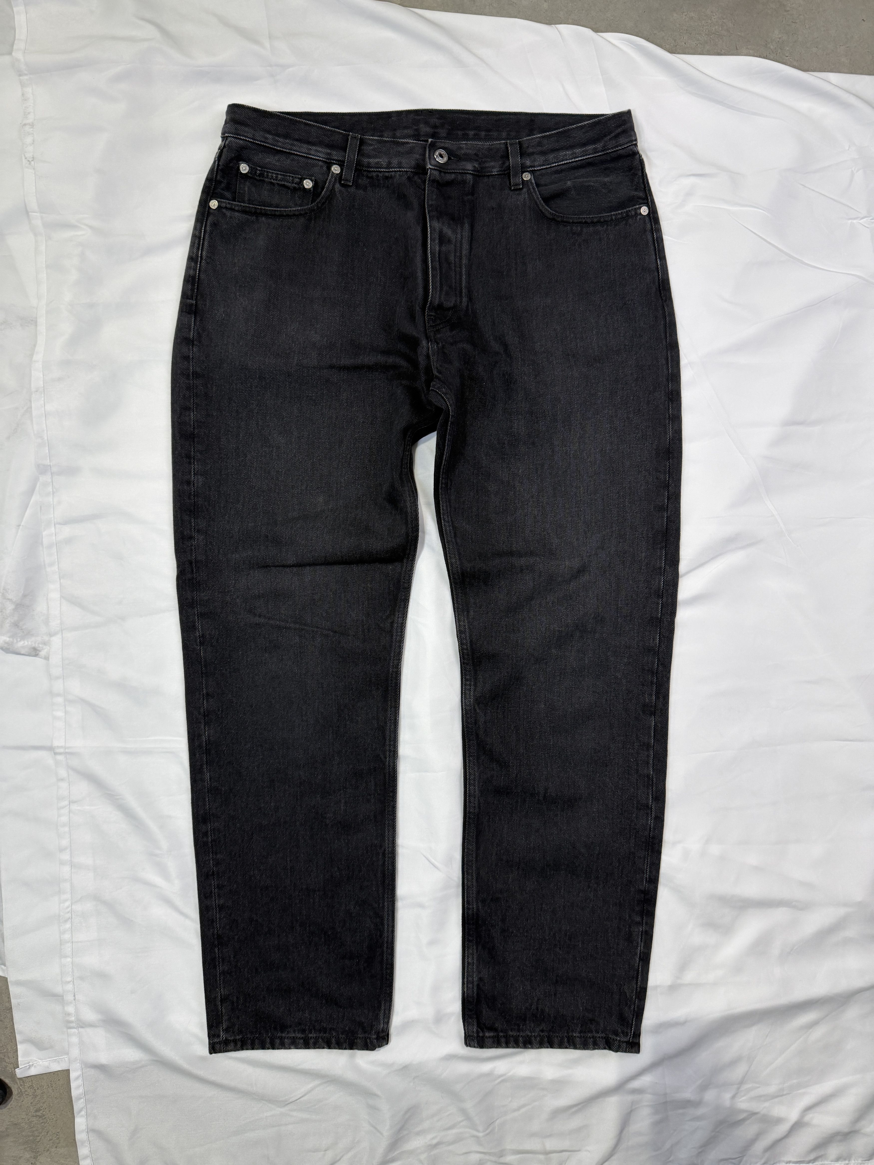 Off-White Off White Black Denim For Ever Jeans Size 36 Size US 36 / EU 52 - 2 Thumbnail