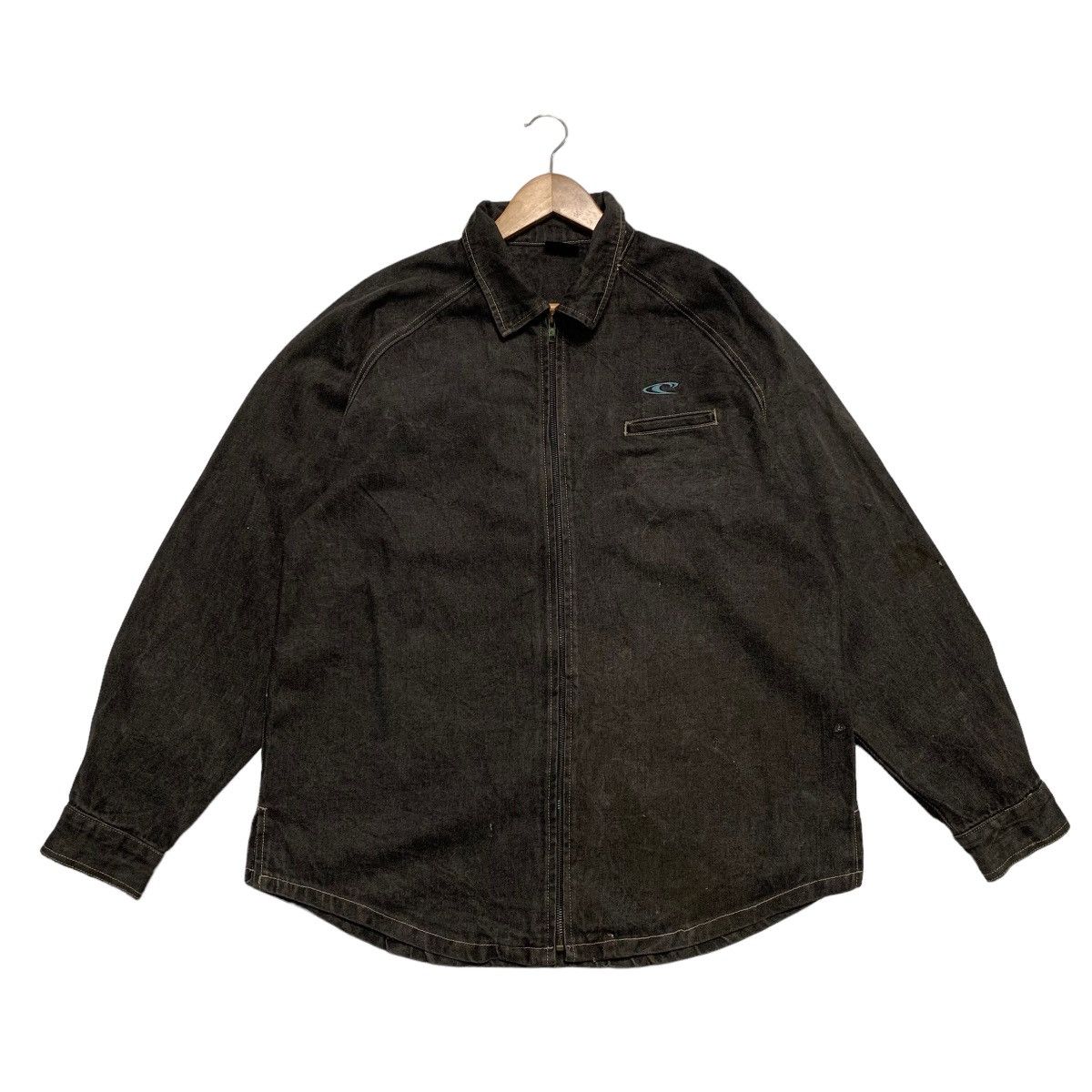 O'Neill Vintage Oneil Zipper Denim Jacket Size US L / EU 52-54 / 3 - 1 Thumbnail