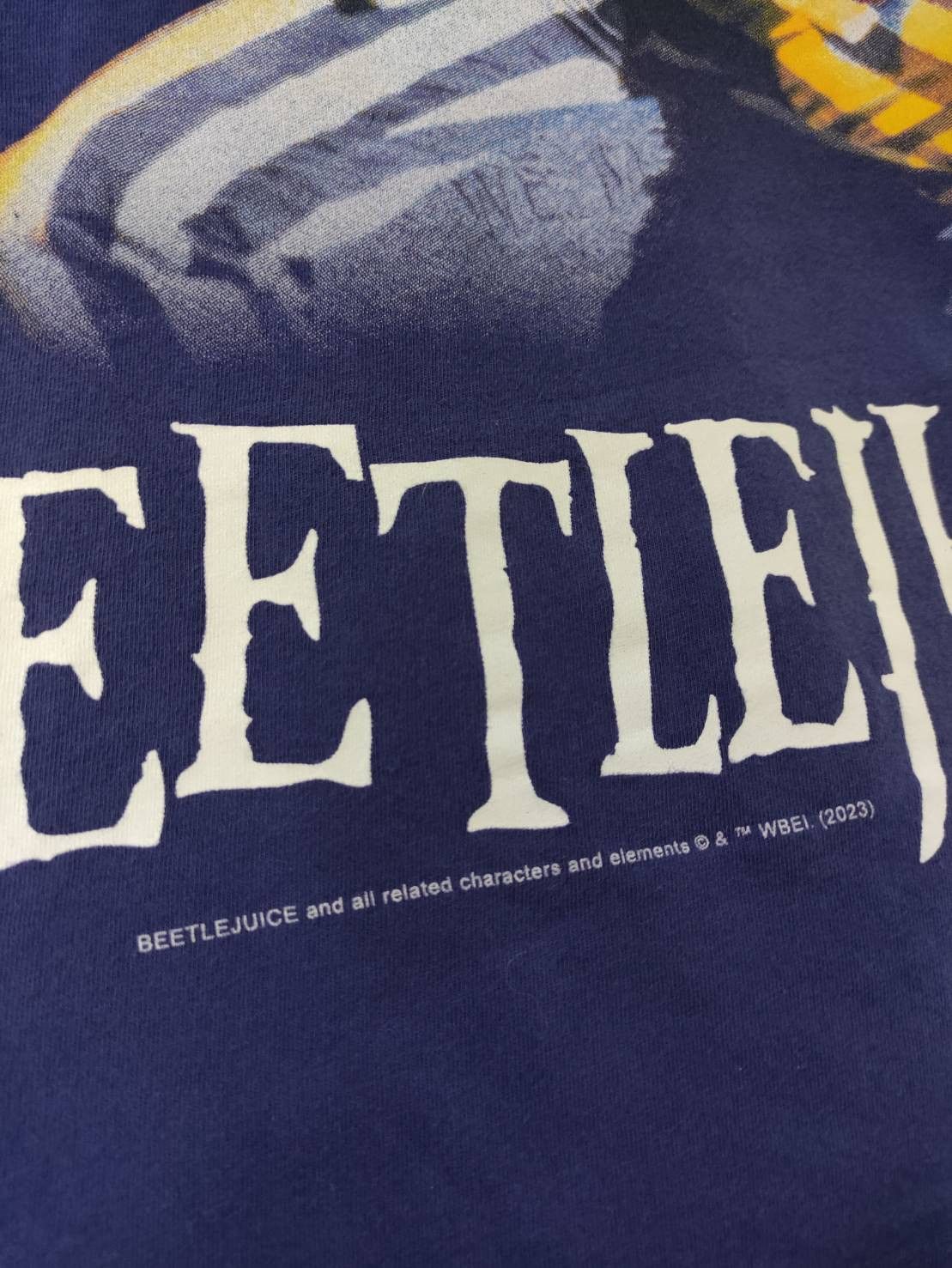 Expert Horror Beetle Juice Big Print Movie Promo T-Shirt Size US L / EU 52-54 / 3 - 4 Thumbnail