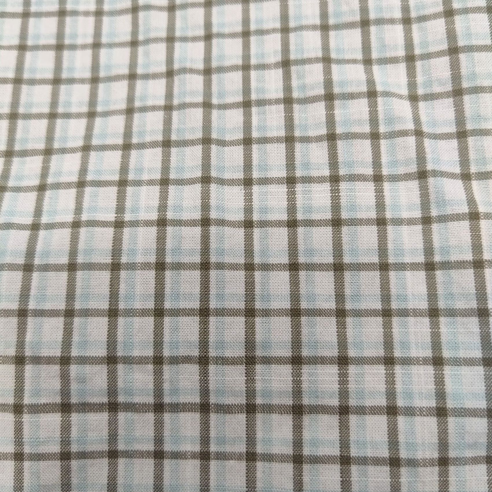 John Varvatos JOHN VARVATOS LUXE Men Button-Up Shirt 2XL Brown Check Long Sleeve Casual Travel Size US XXL / EU 58 / 5 - 5 Thumbnail