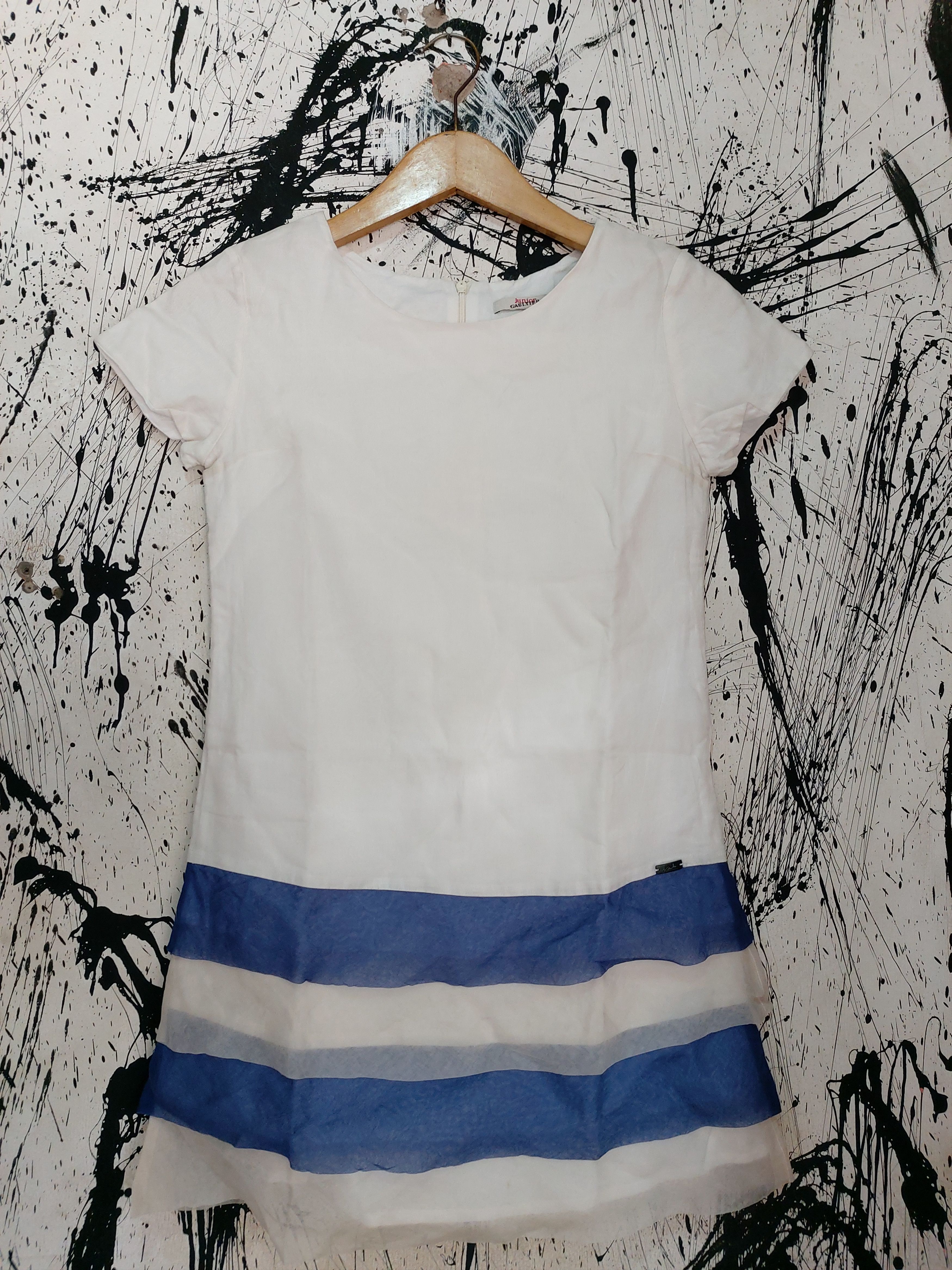 Jean Paul Gaultier JEAN PAUL GAULTIER JUNIOR DOUBLE LAYER MIDI DRESS Size M / US 6-8 / IT 42-44 - 1 Thumbnail