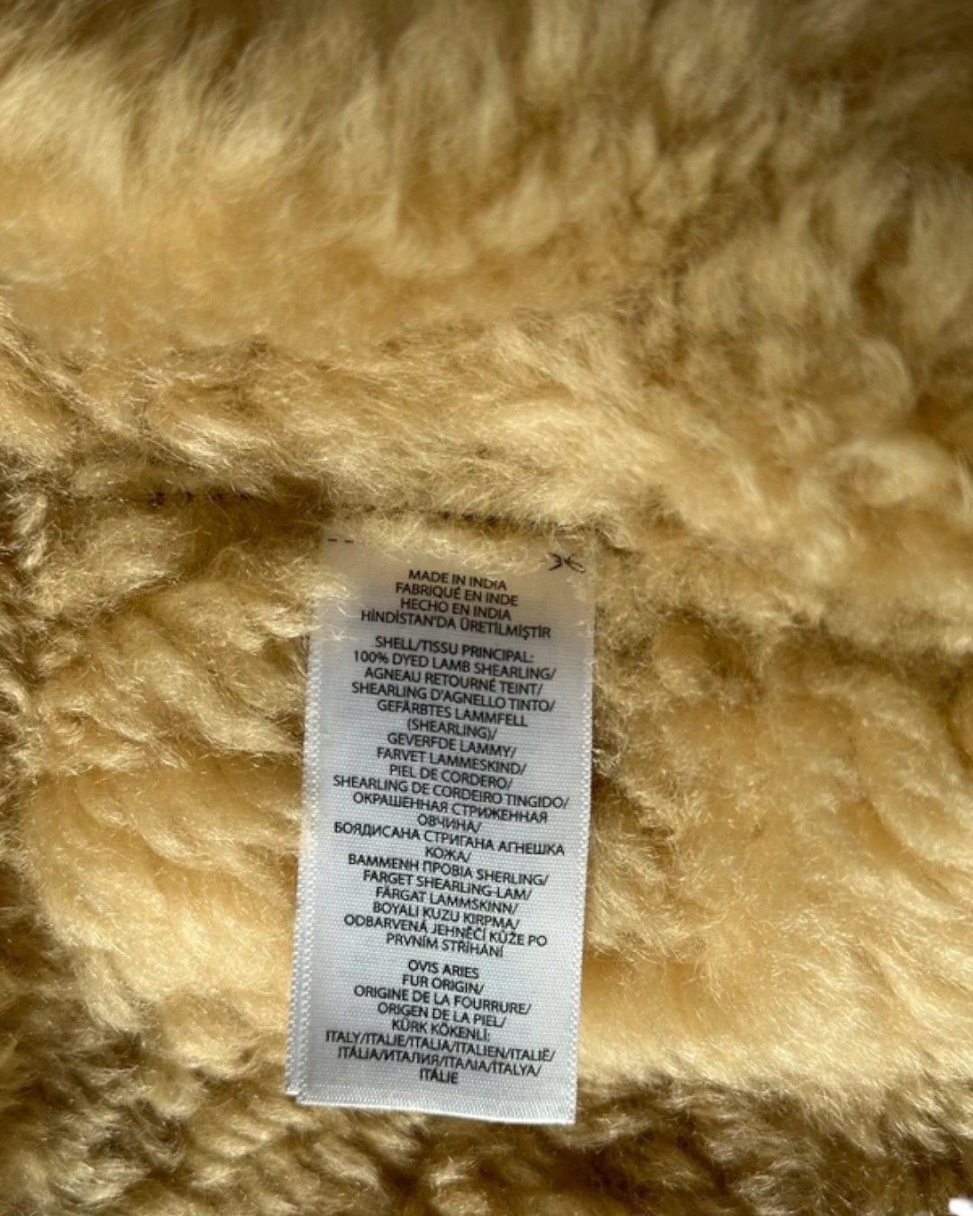Polo Ralph Lauren B-3 SHEARLING LEATHER BOMBER JACKET Size US L / EU 52-54 / 3 - 7 Thumbnail
