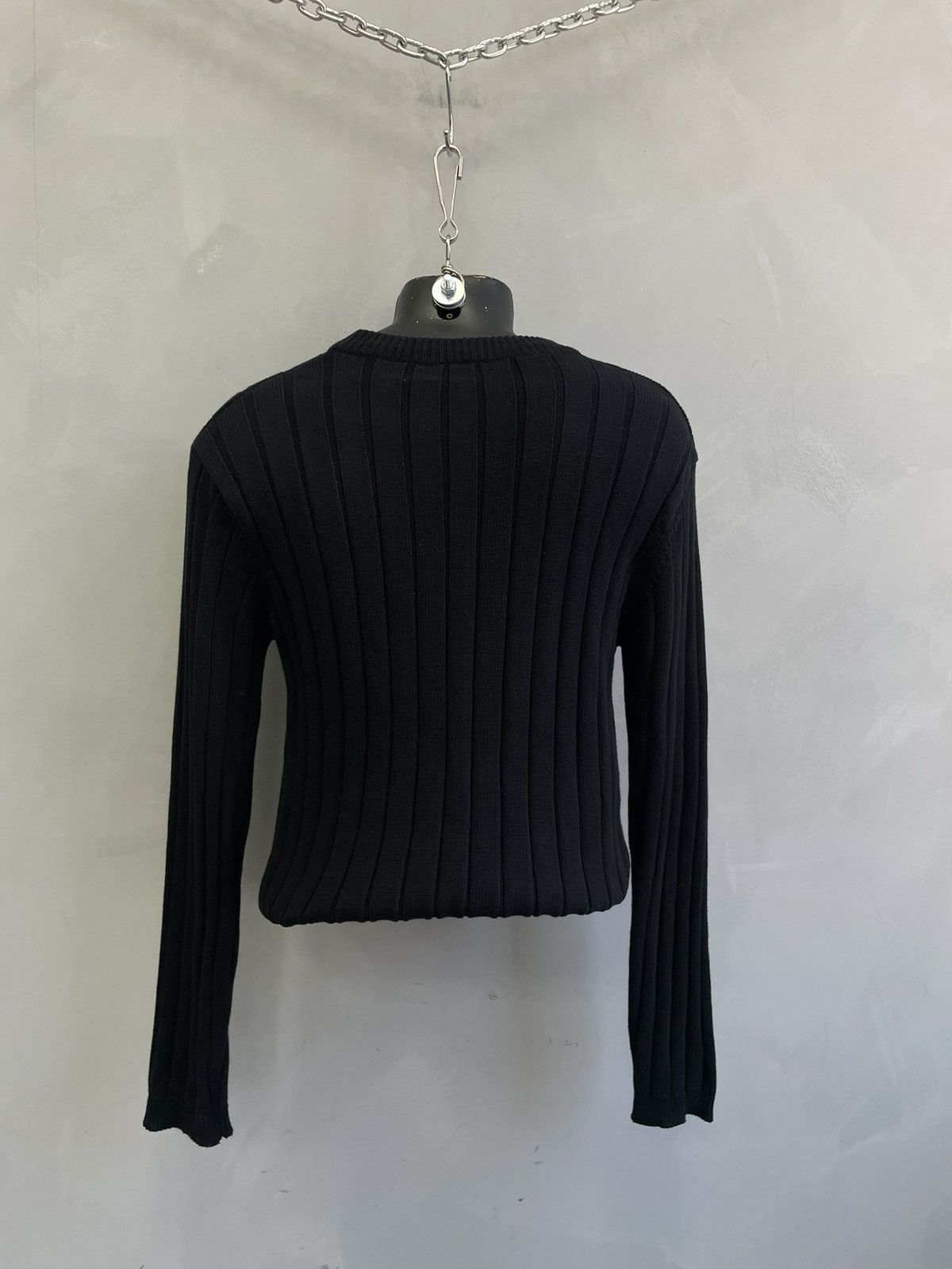 Hysteric Glamour Diesel style ribbed knit sweater rare y2k hype graffiti Size US S / EU 44-46 / 1 - 6 Thumbnail
