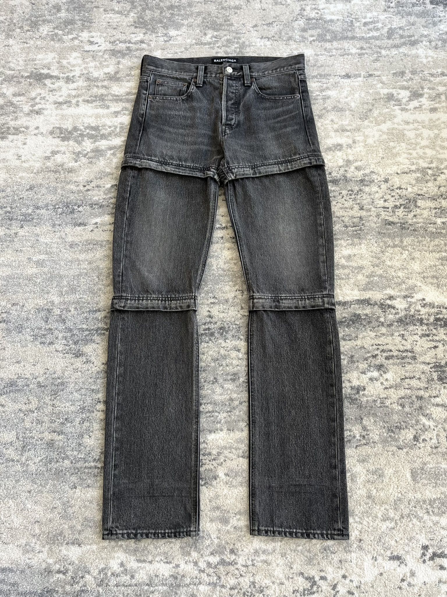 Balenciaga Balenciaga SS18 convertible jeans | Grailed