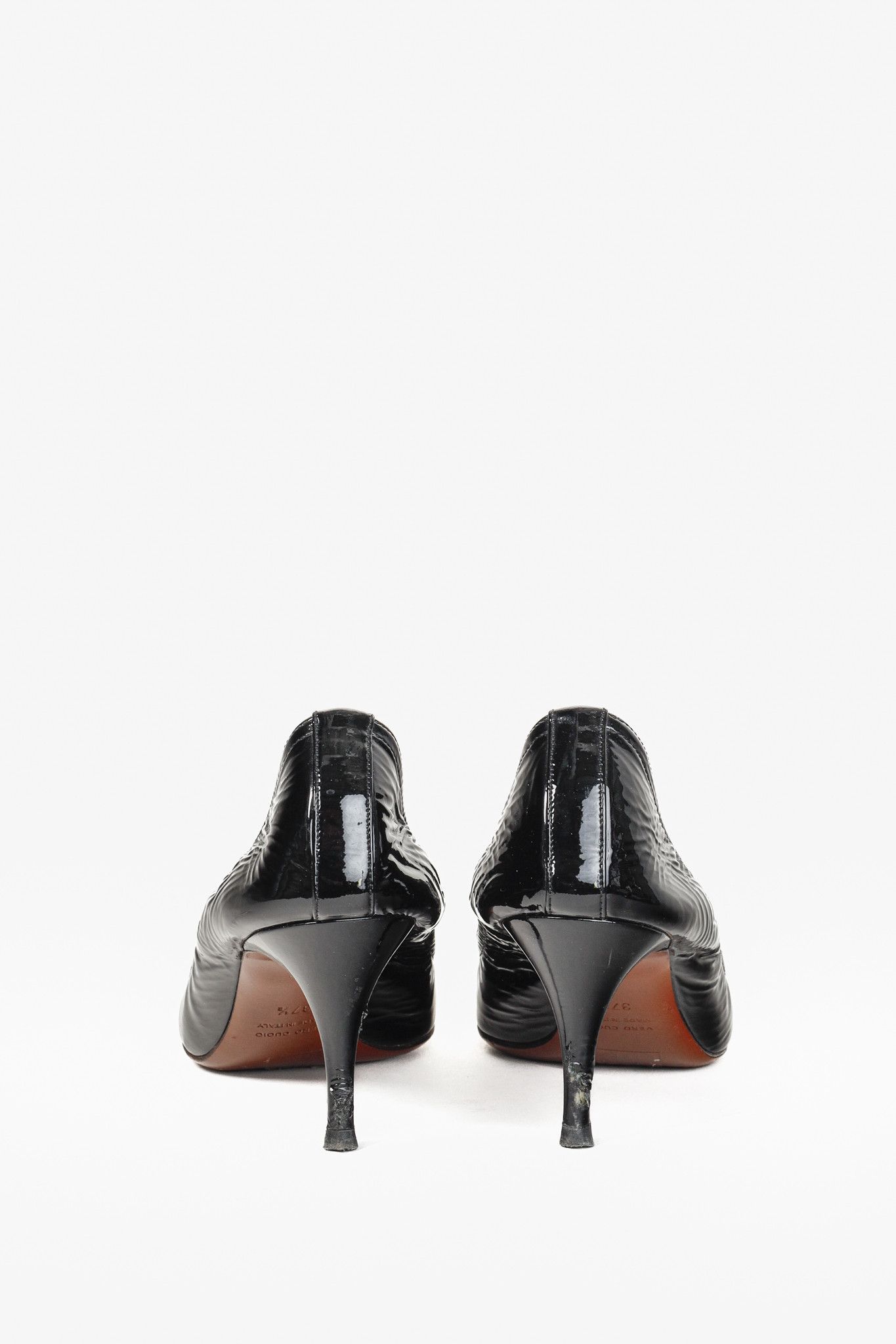 Lanvin Lanvin Black Patent Low Heel Ballet Pump Size US 7 / IT 37 - 3 Thumbnail